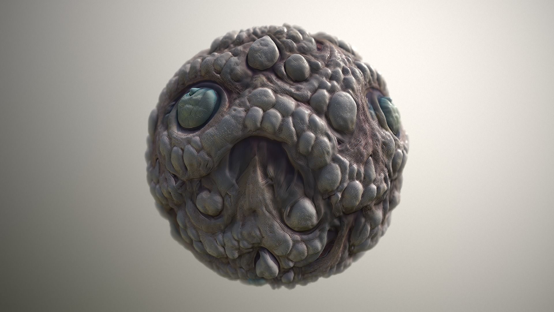 Material Skin Monster 27 Seamless PBR Texture Texture_18