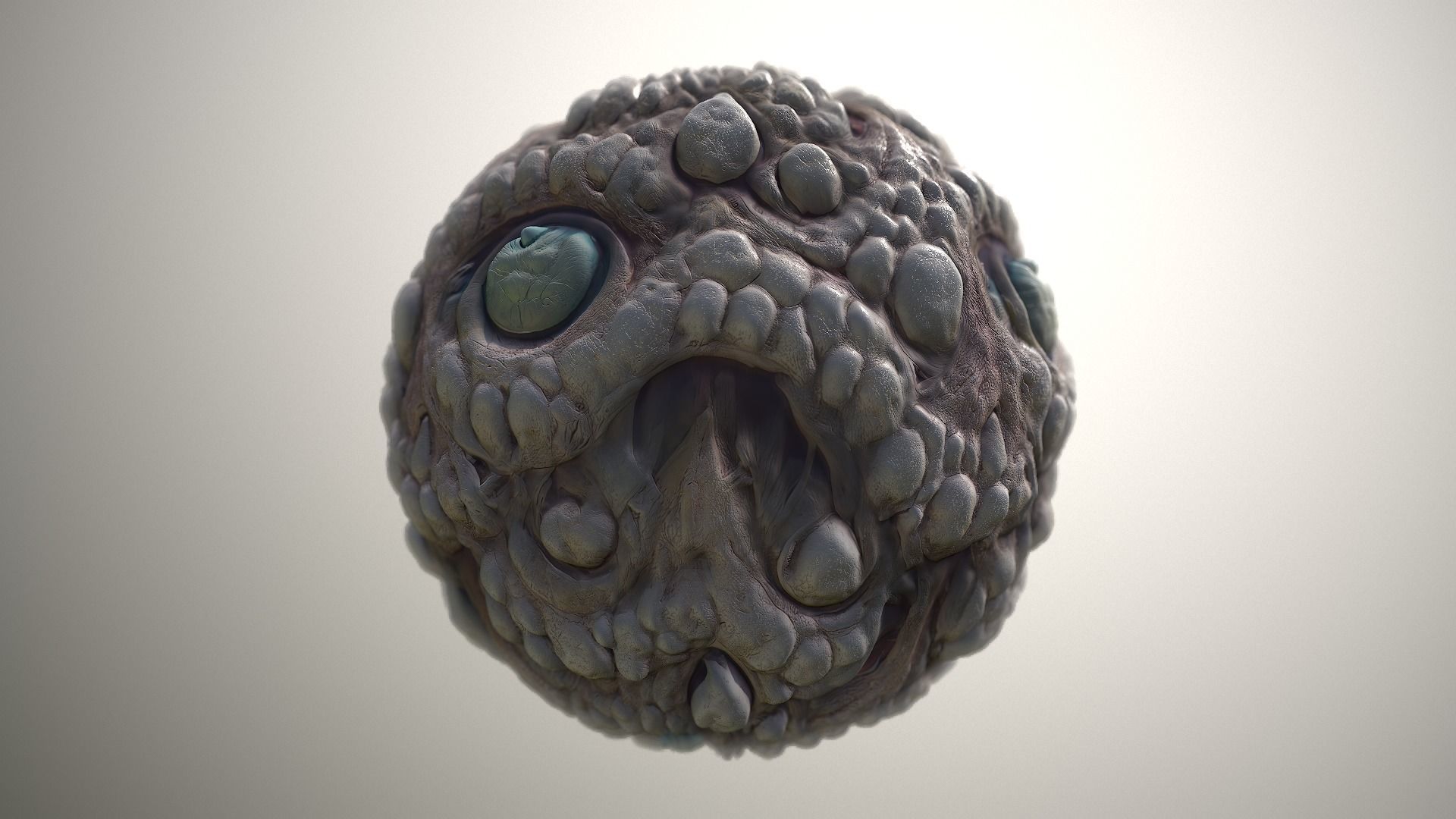 Material Skin Monster 27 Seamless PBR Texture Texture_19