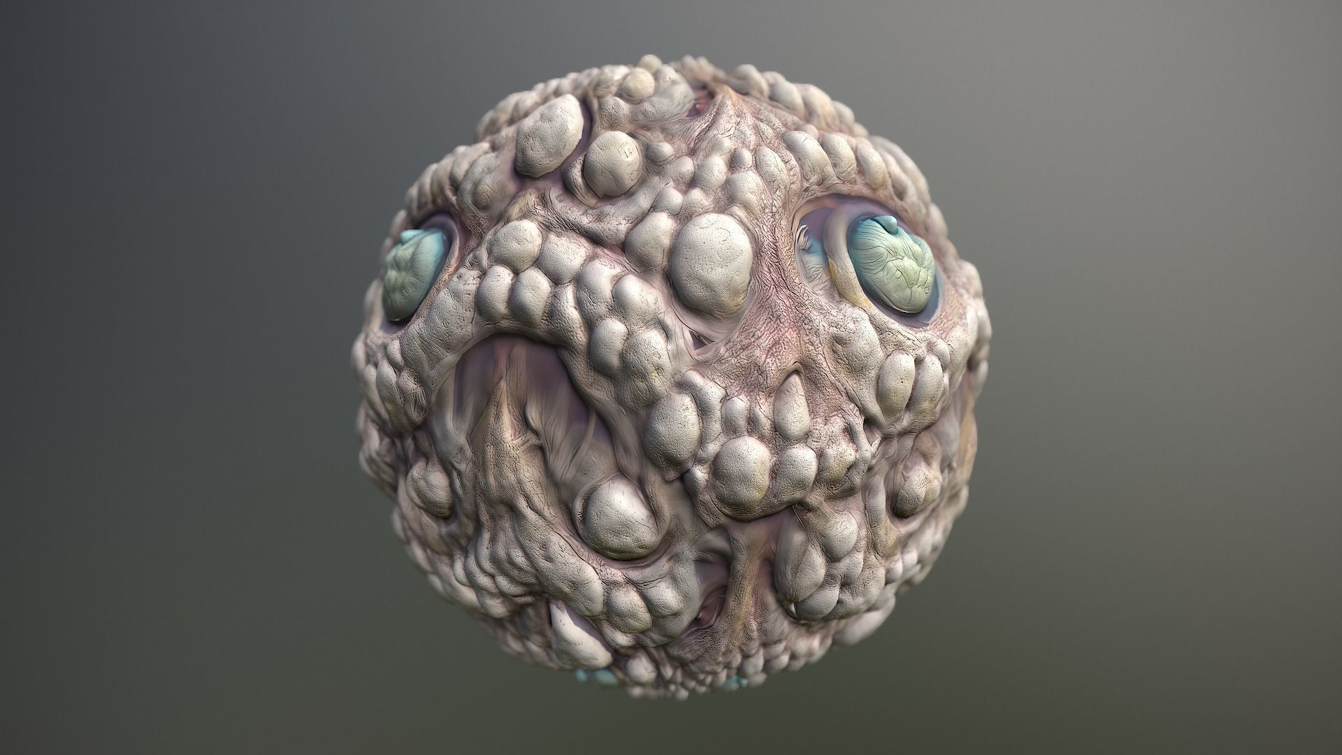 Material Skin Monster 27 Seamless PBR Texture Texture_13