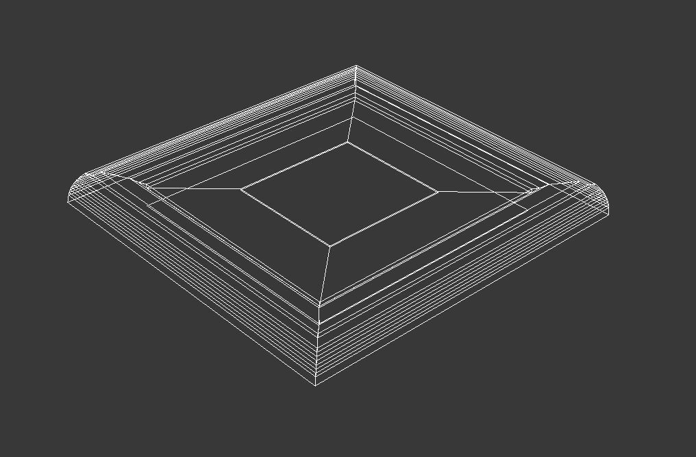 Painting 2 of tree in frame 3D model_13