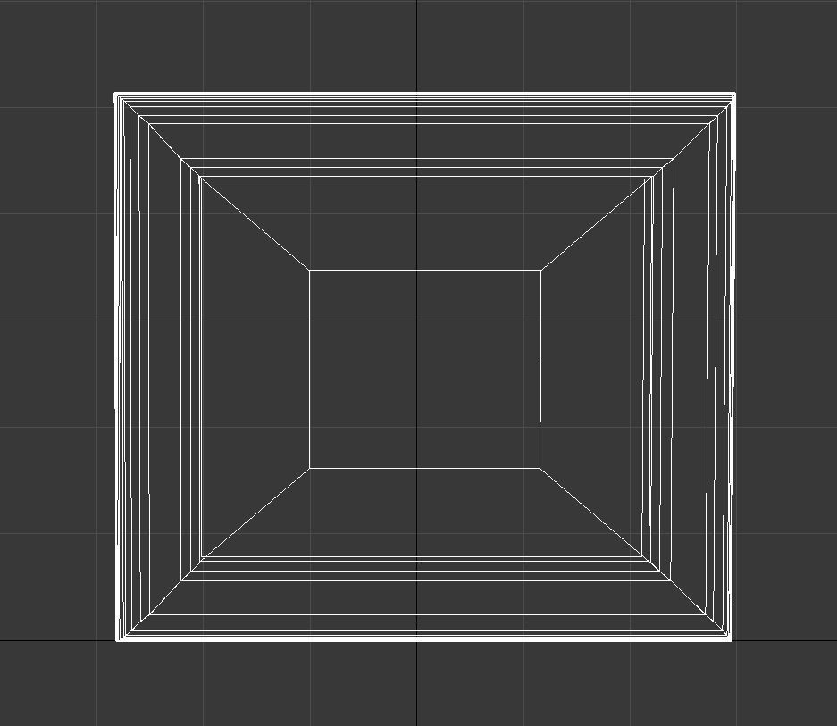 Painting 2 of tree in frame 3D model_10