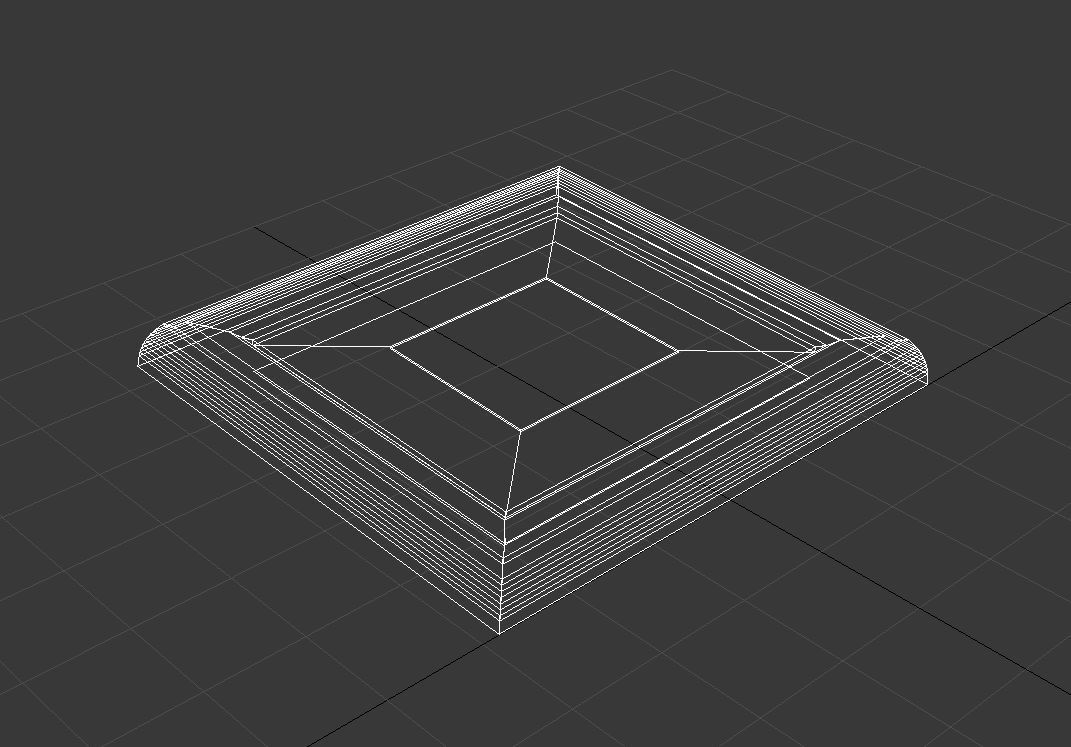 Painting 2 of tree in frame 3D model_12