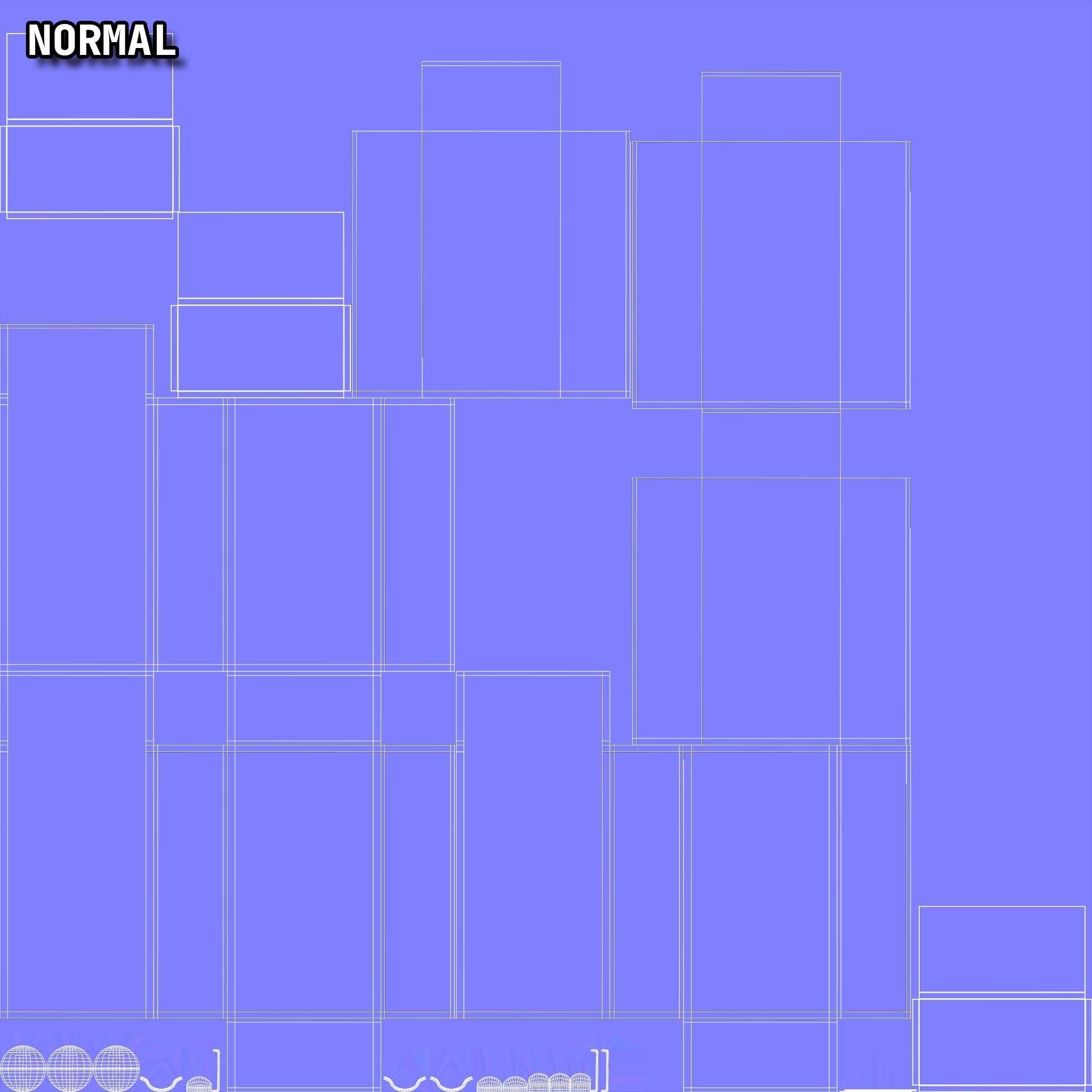 Art Deco Coromandel and Walnut Desk 1930s Low-poly 3D model_42