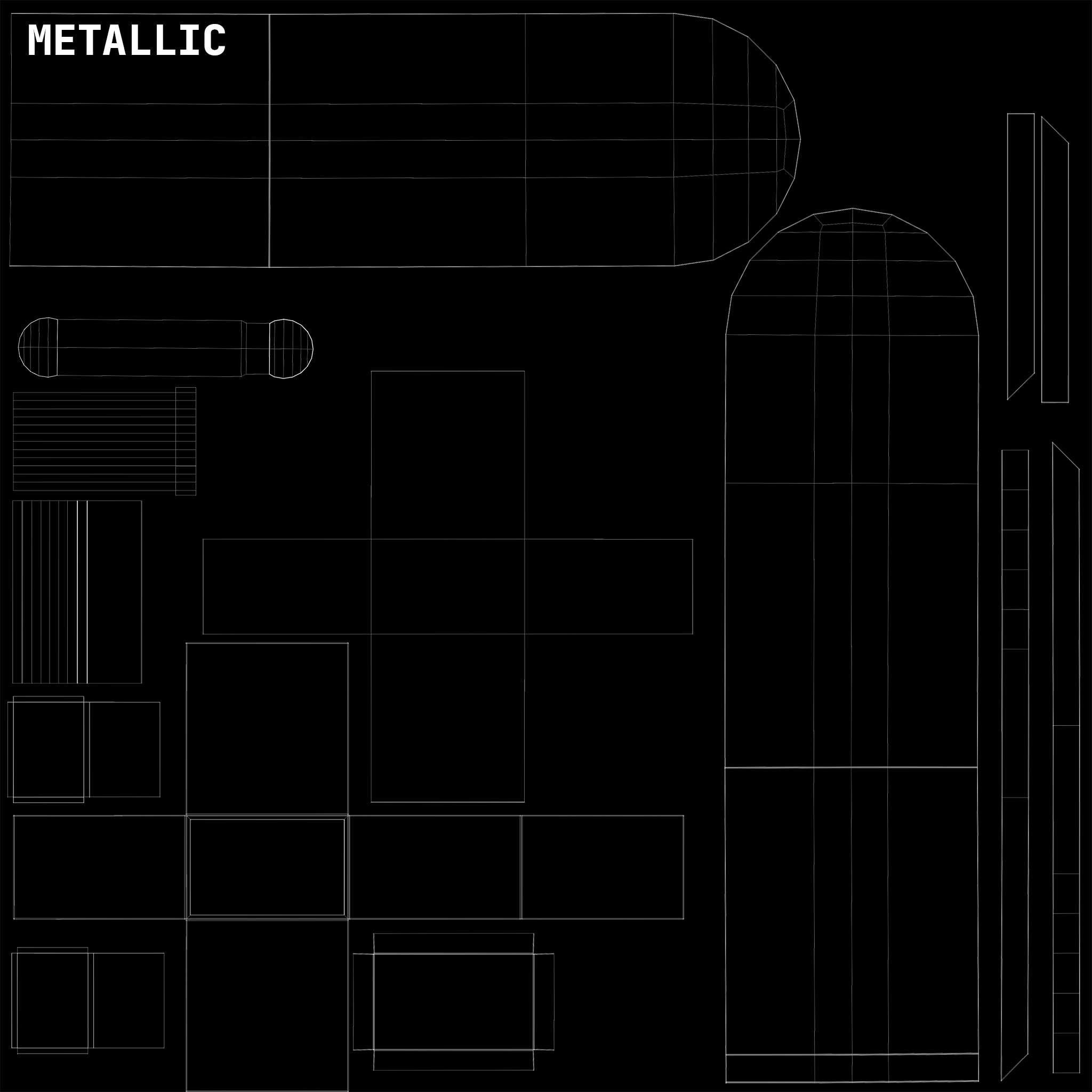 Art Deco Coromandel and Walnut Desk 1930s Low-poly 3D model_35