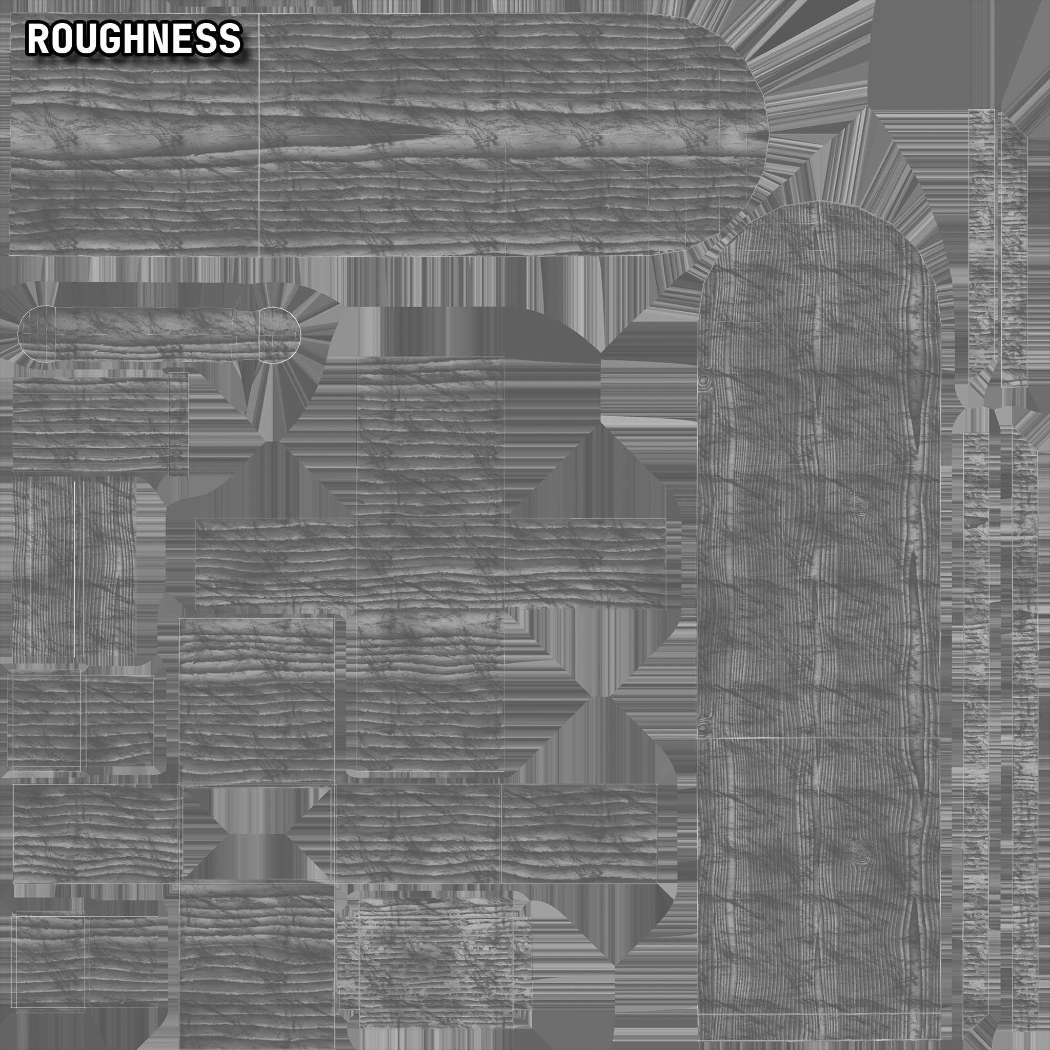 Art Deco Coromandel and Walnut Desk 1930s Low-poly 3D model_37