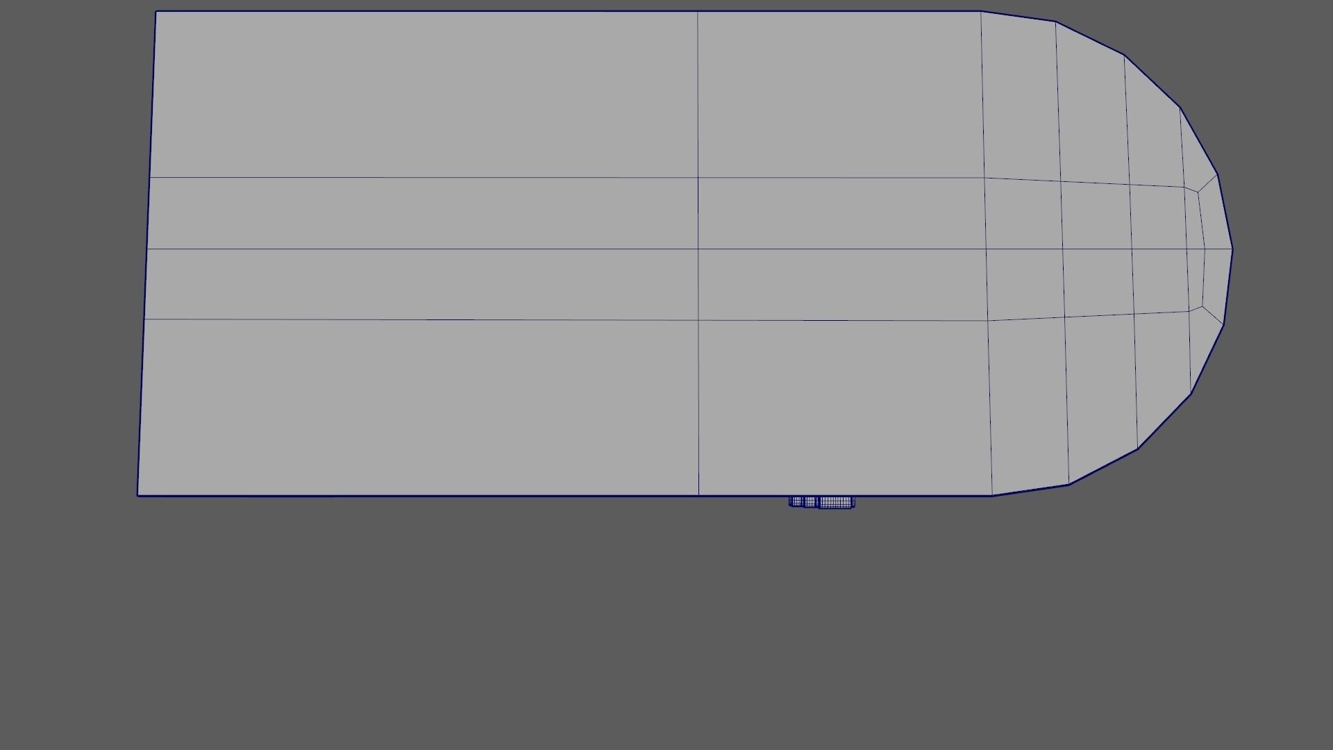 Art Deco Coromandel and Walnut Desk 1930s Low-poly 3D model_13