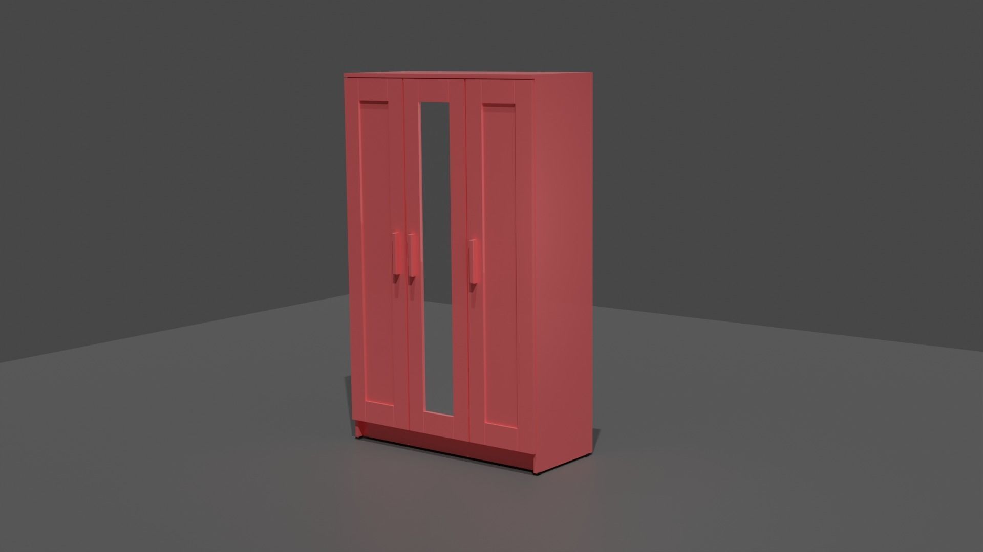 wardrobe cabinet 3D model_3