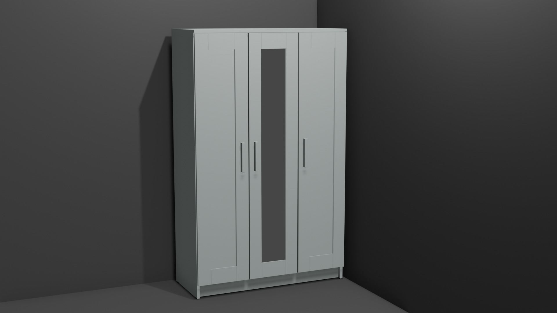 wardrobe cabinet 3D model_1