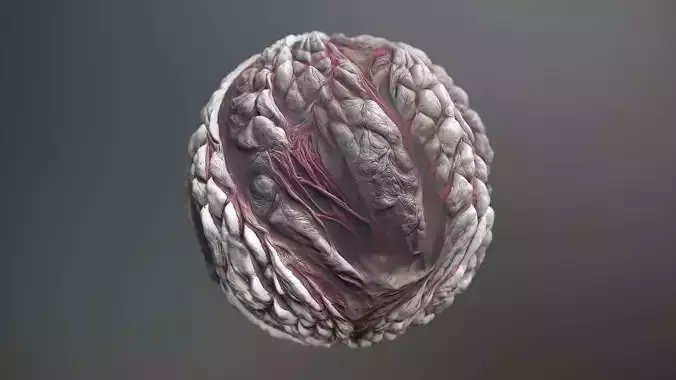 Material Skin Monster 24 Seamless PBR Texture Texture