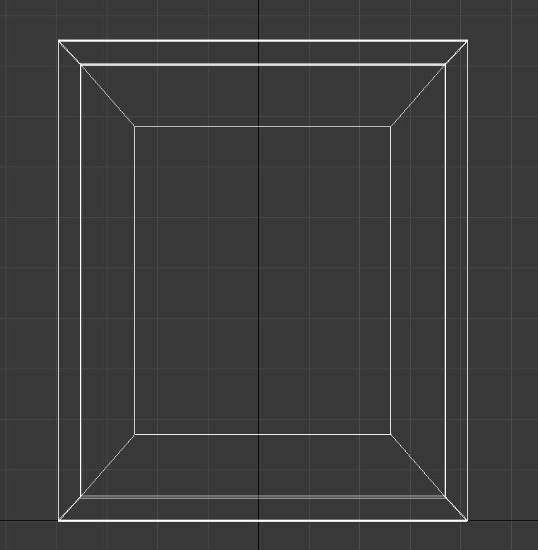 Painting 3 old man with beard in frame 3D model_12