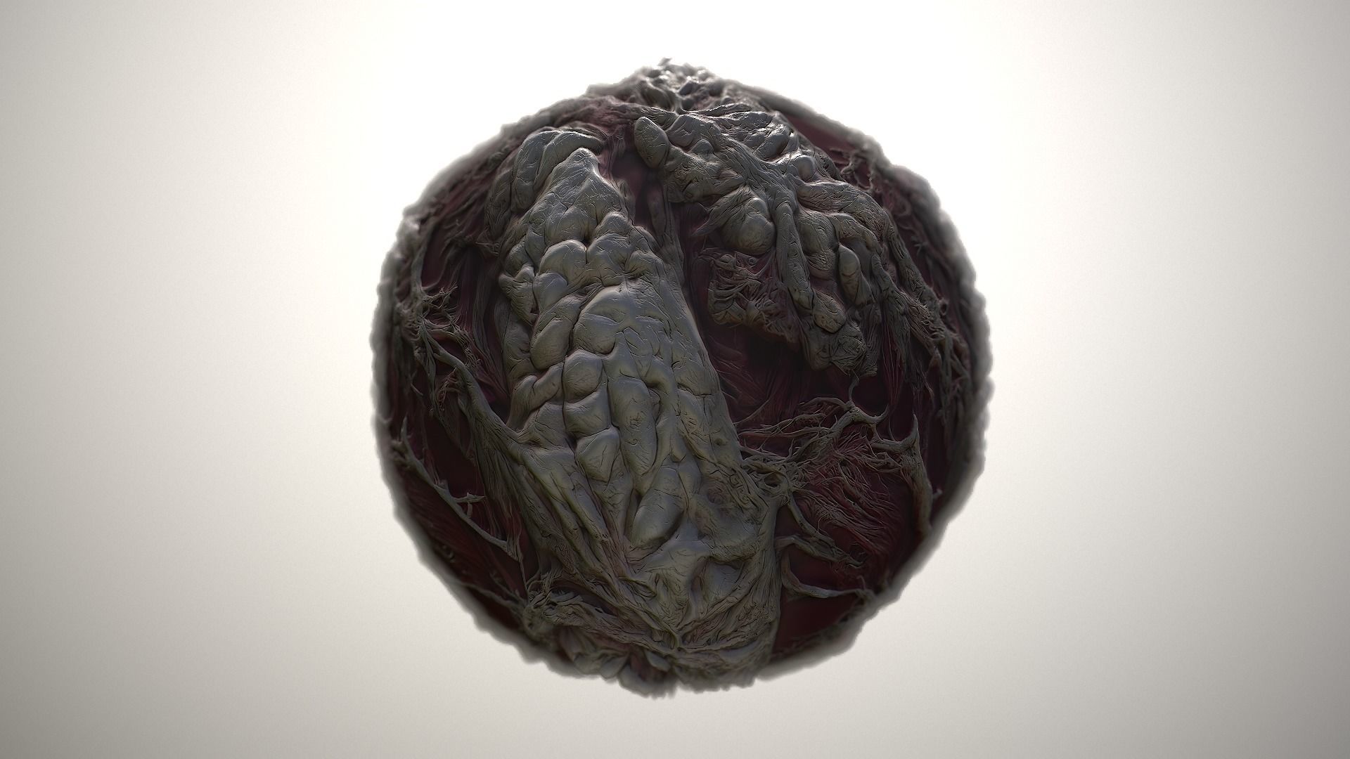 Material Skin Monster 21 Seamless PBR Texture Texture_21