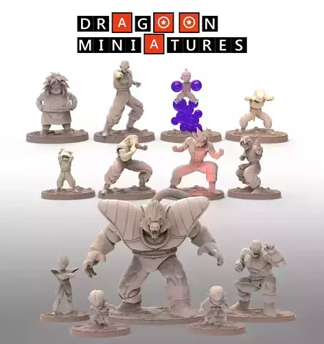 Term 2 - Saiyan Saga Part II - Dragon Ball Miniatures 3D print model