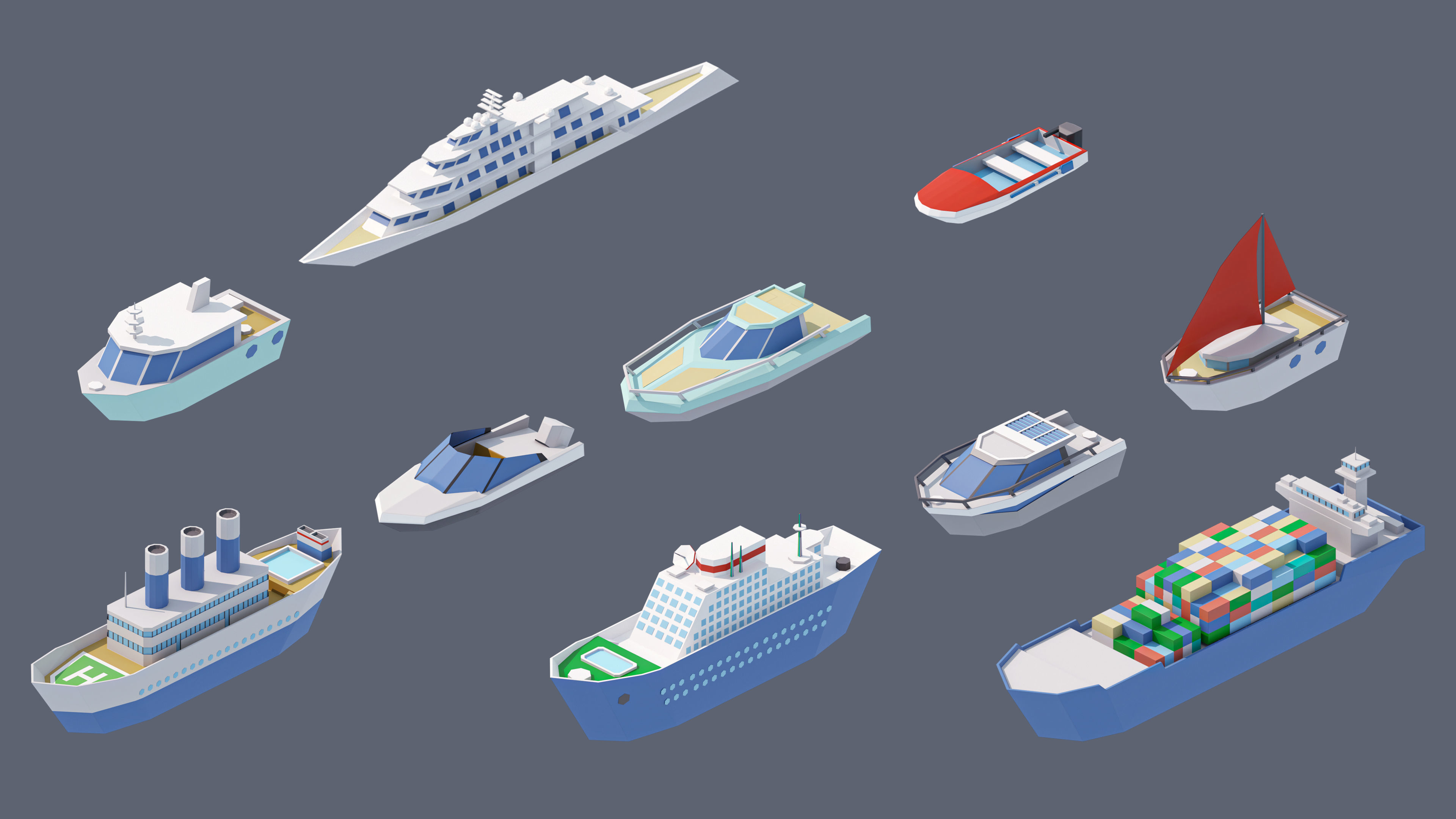 City Pack Low-poly 3D model_65