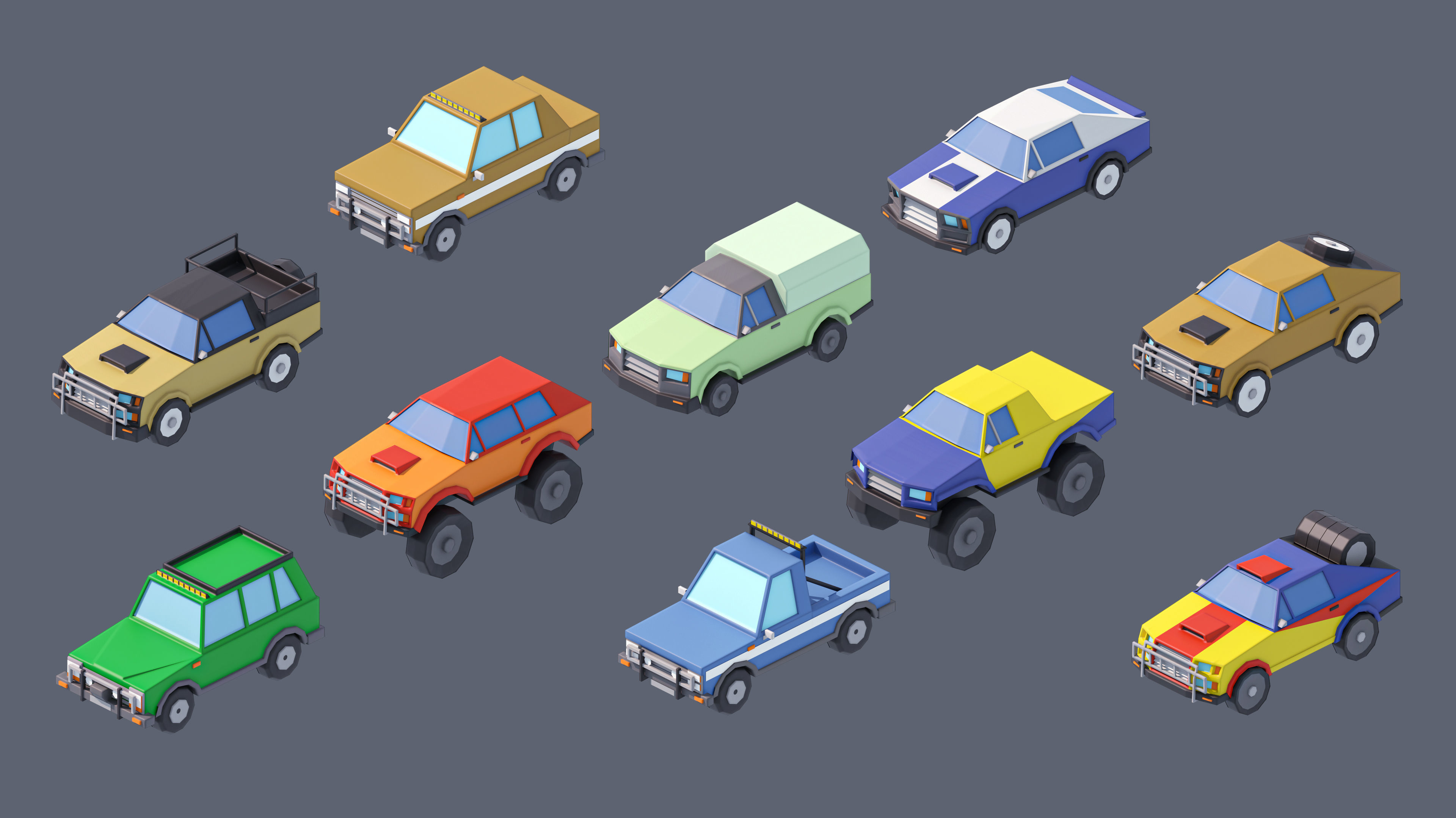 City Pack Low-poly 3D model_58