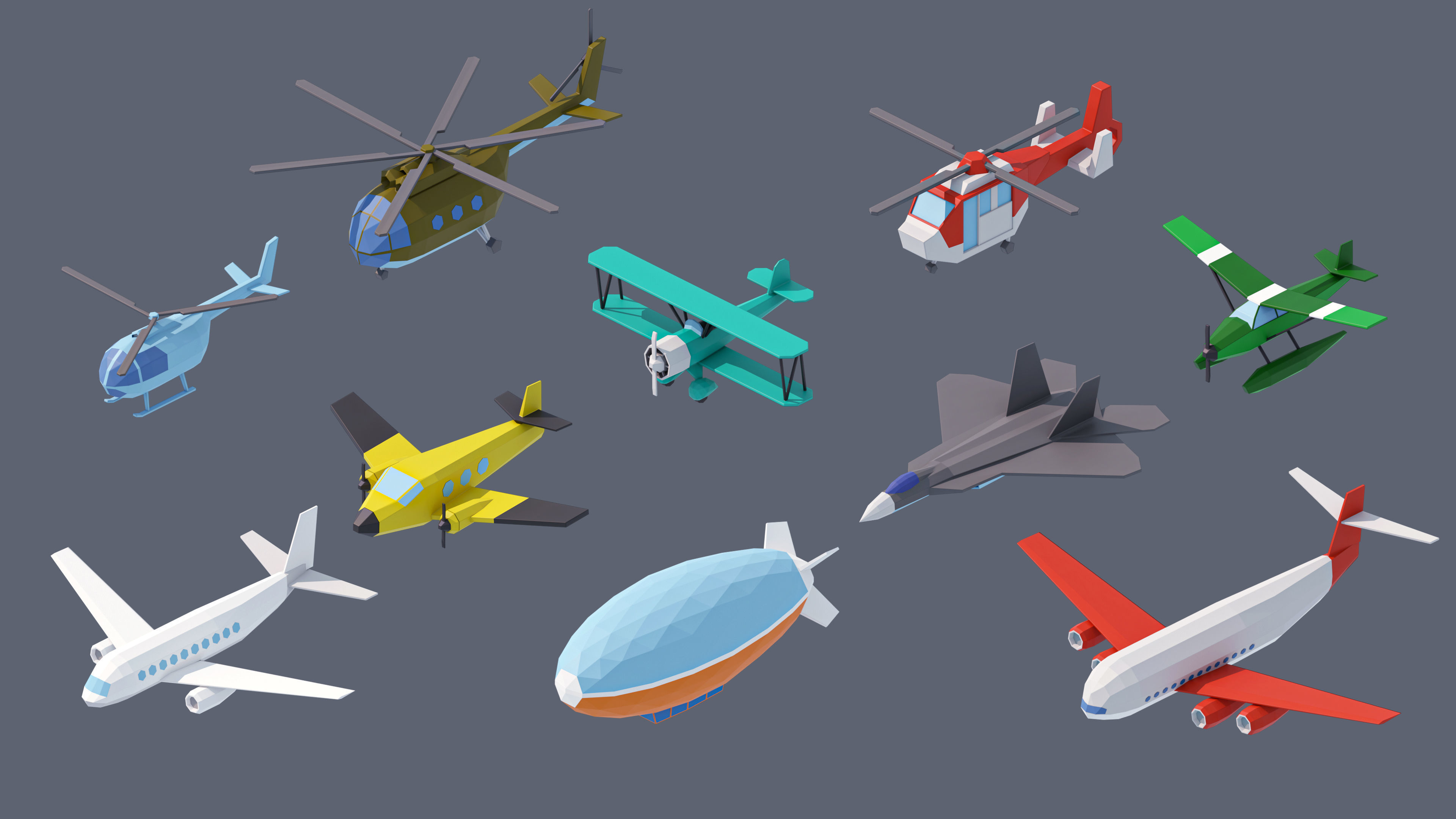 City Pack Low-poly 3D model_66