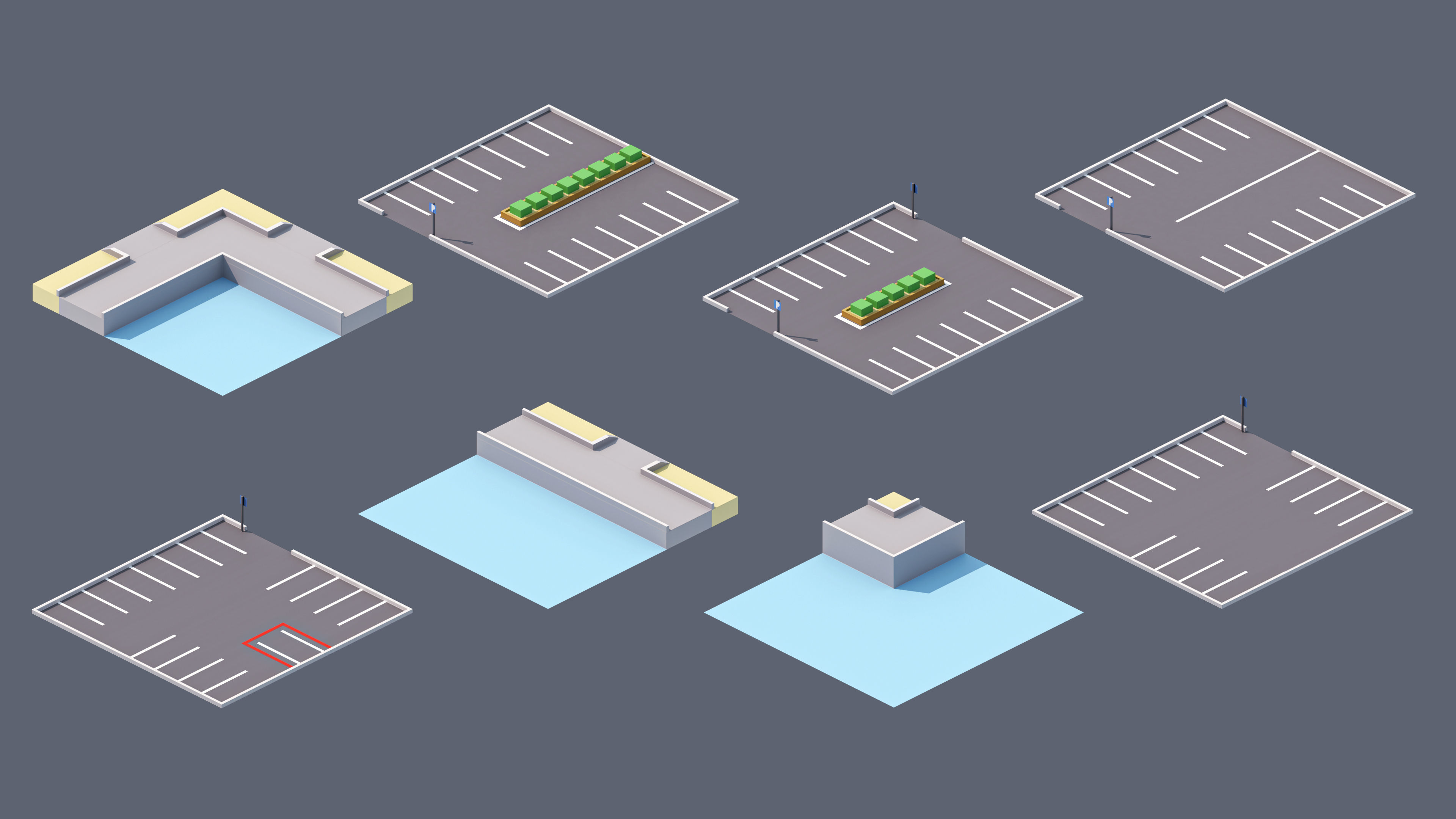 City Pack Low-poly 3D model_52