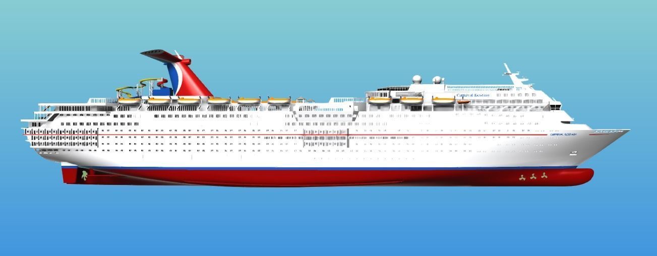 CARNIVAL SENSATION cruise ship 3d printable model 3D model 3D printable ...