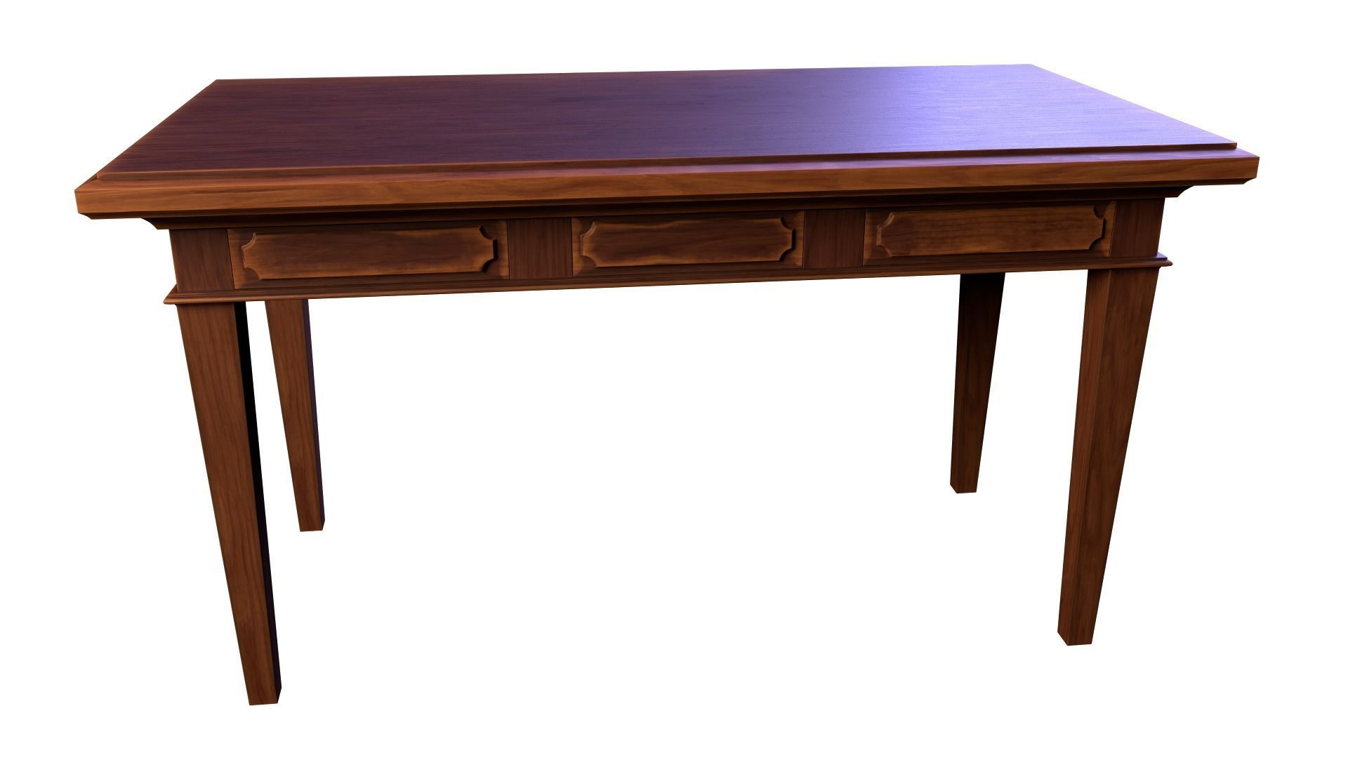 Desk PBR 4K Substance Painter files includes Low-poly 3D model_1