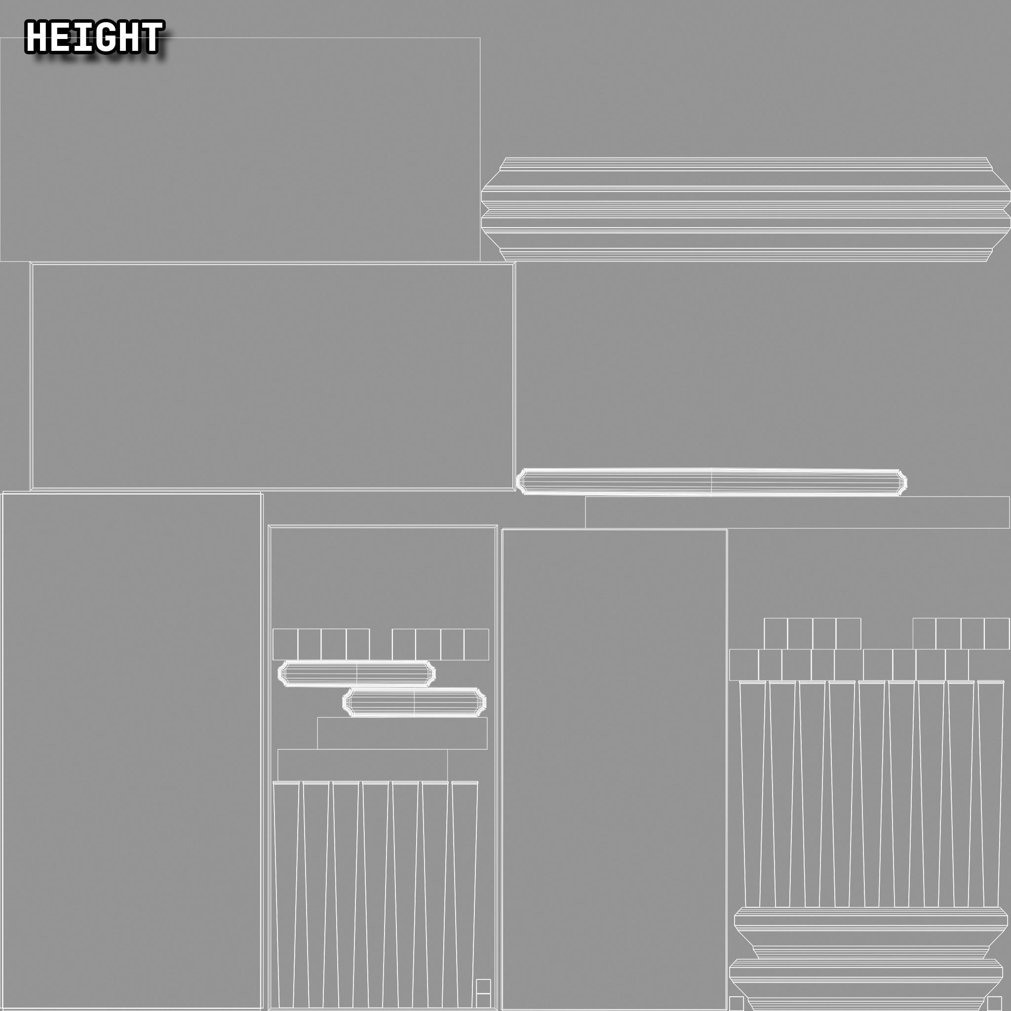 Desk PBR 4K Substance Painter files includes Low-poly 3D model_33