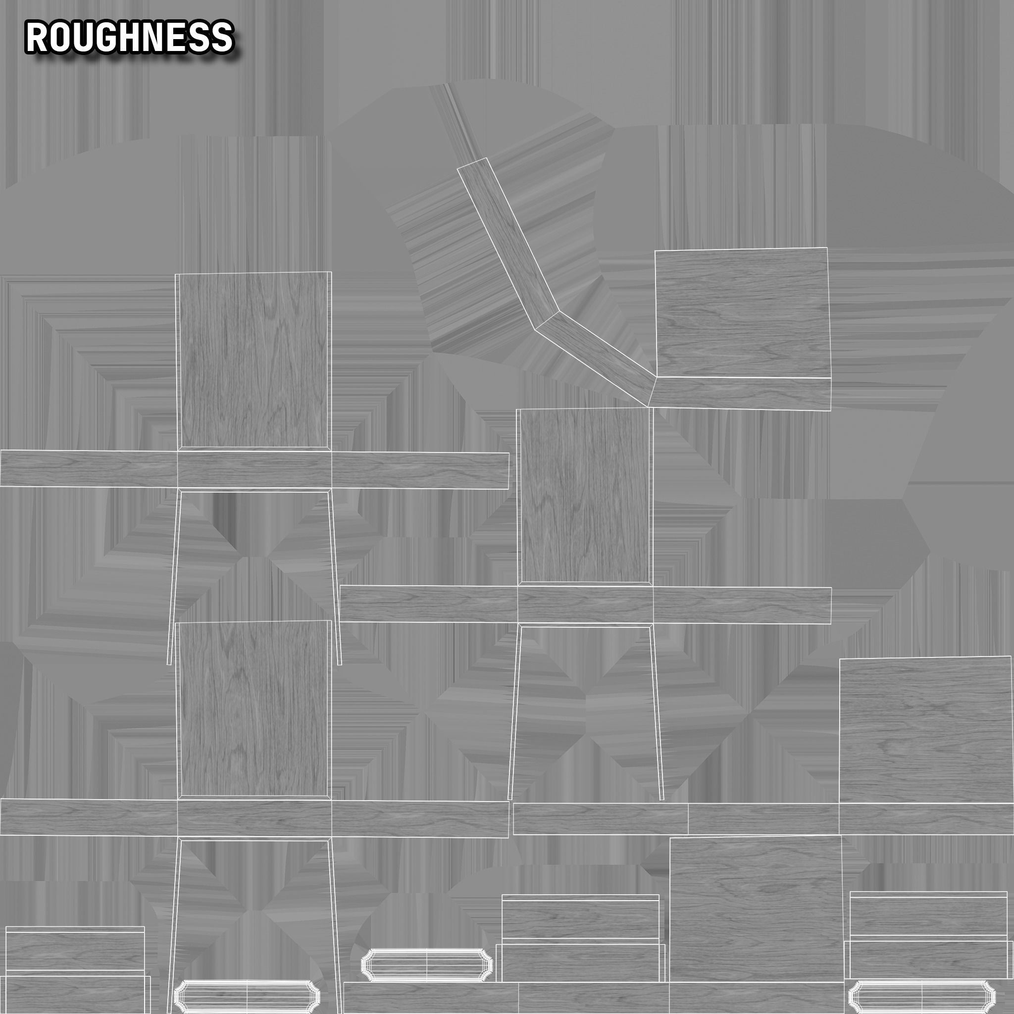 Desk PBR 4K Substance Painter files includes Low-poly 3D model_42