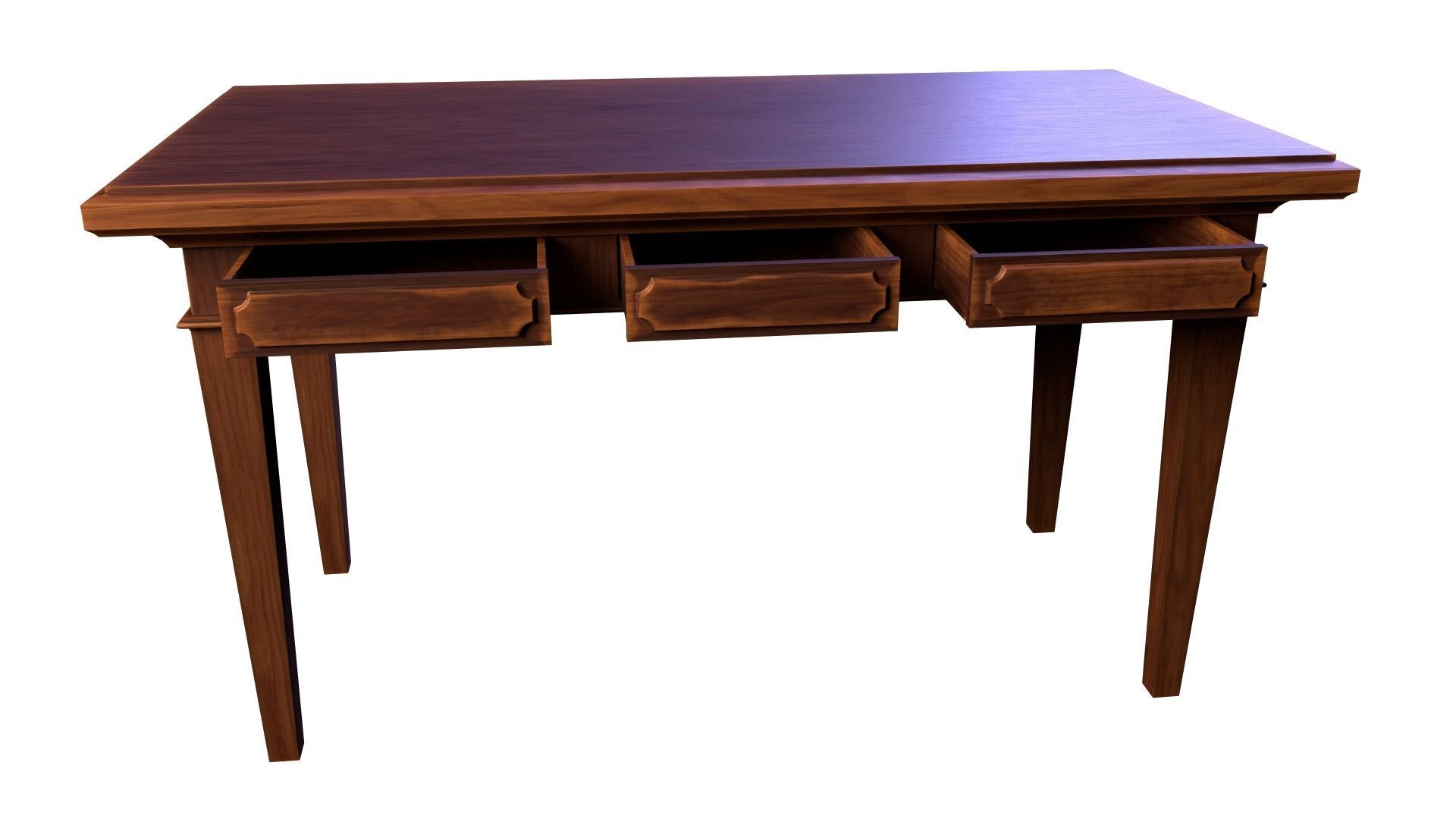 Desk PBR 4K Substance Painter files includes Low-poly 3D model_2