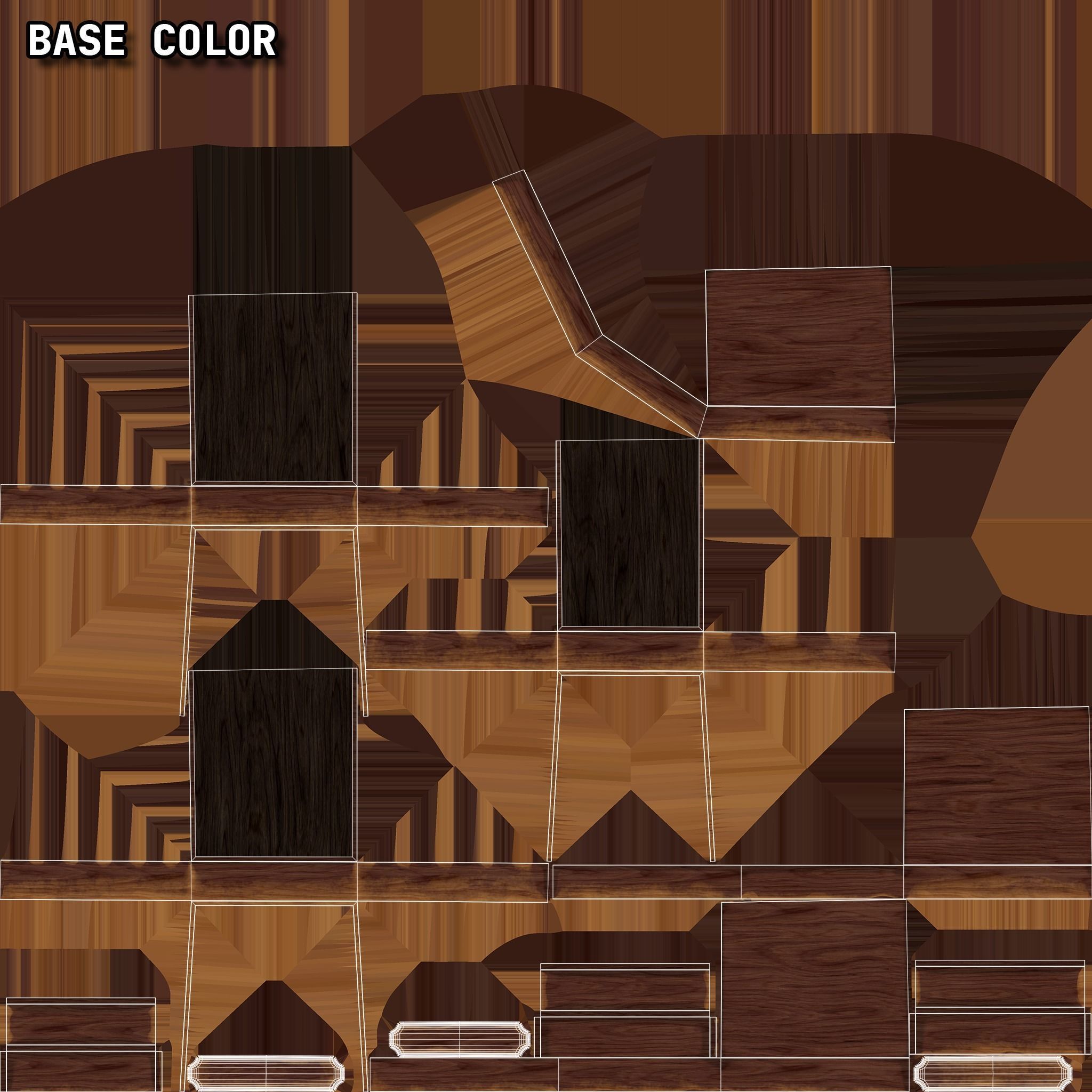 Desk PBR 4K Substance Painter files includes Low-poly 3D model_38