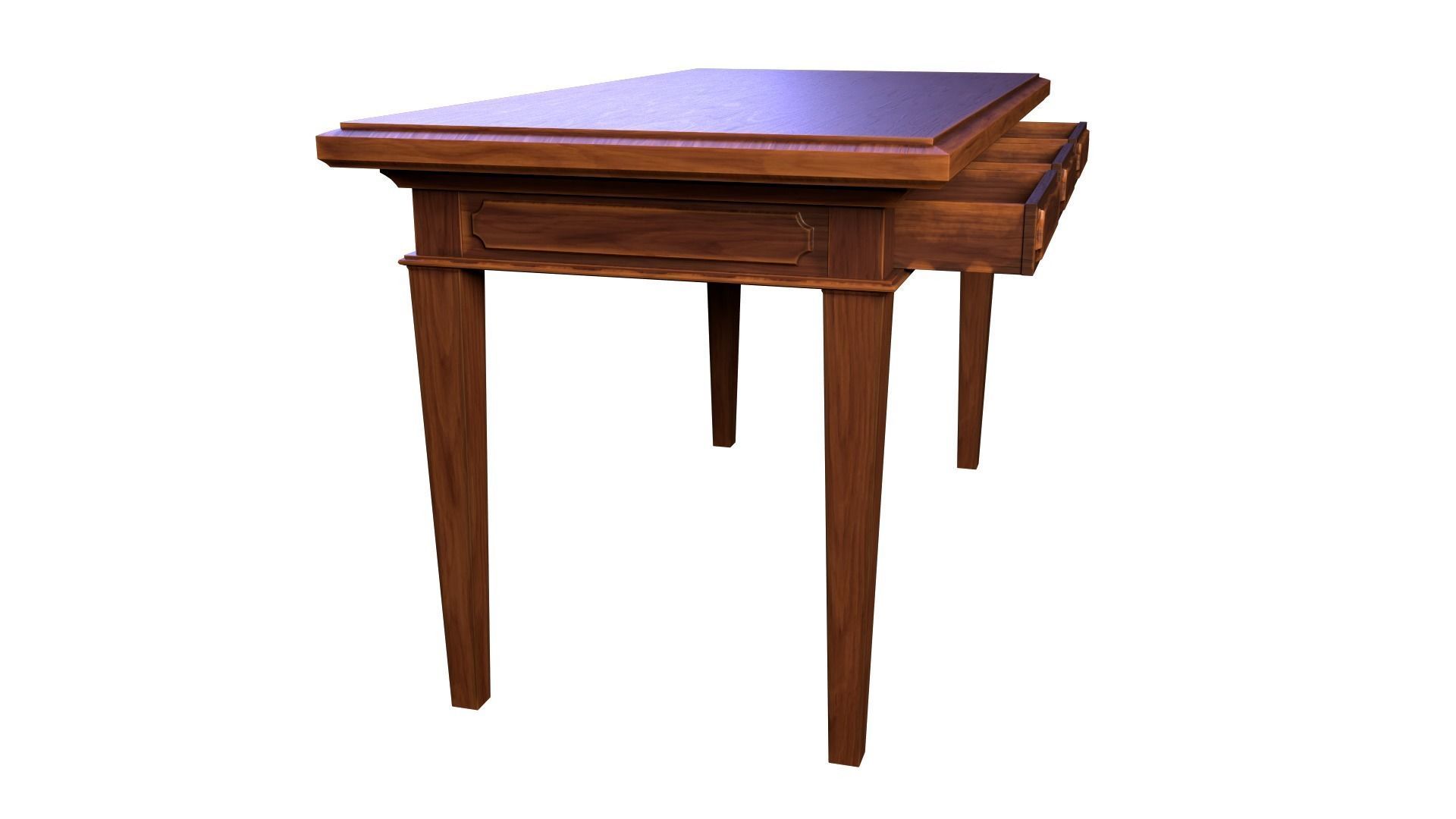 Desk PBR 4K Substance Painter files includes Low-poly 3D model_4