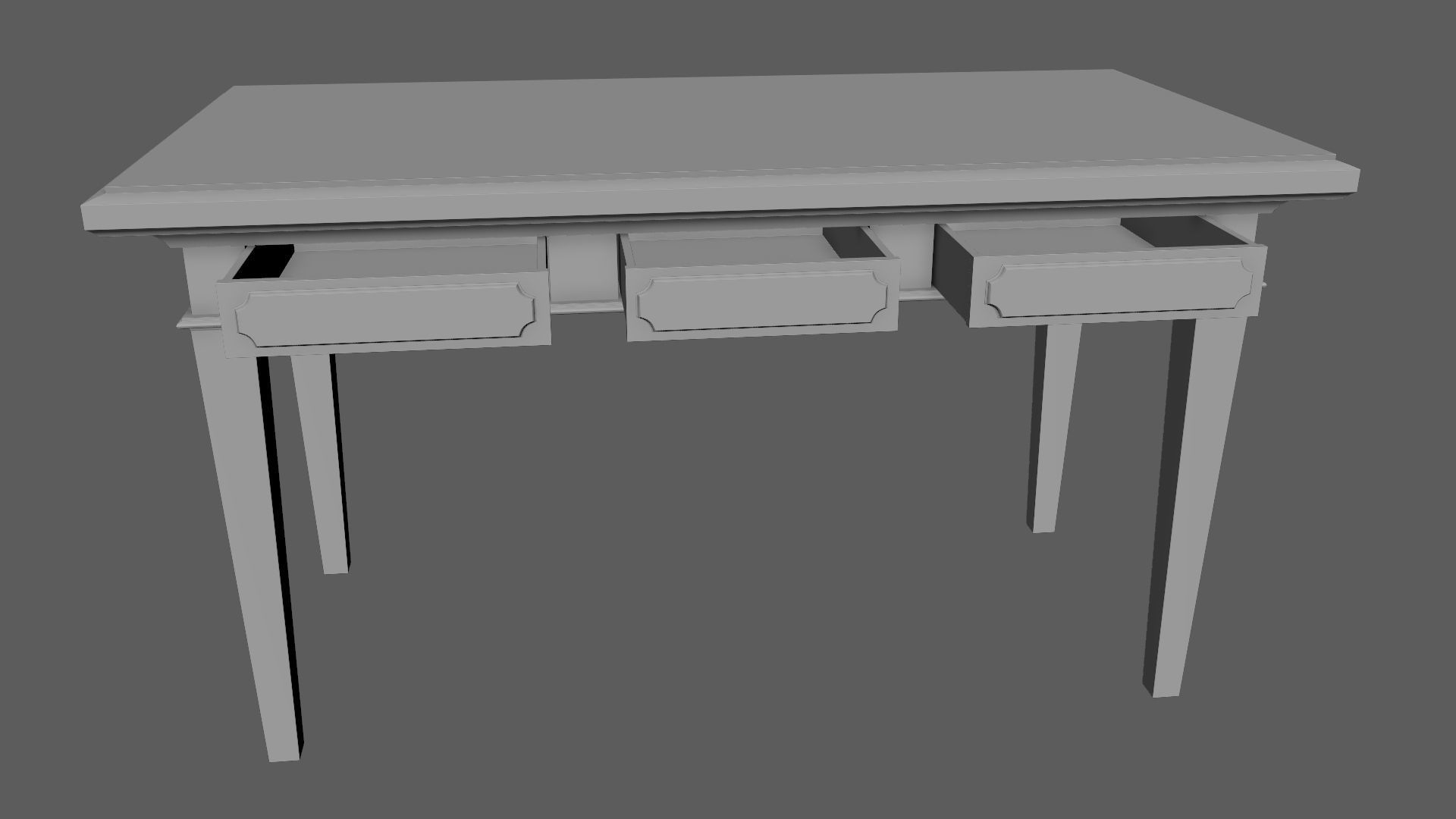 Desk PBR 4K Substance Painter files includes Low-poly 3D model_9