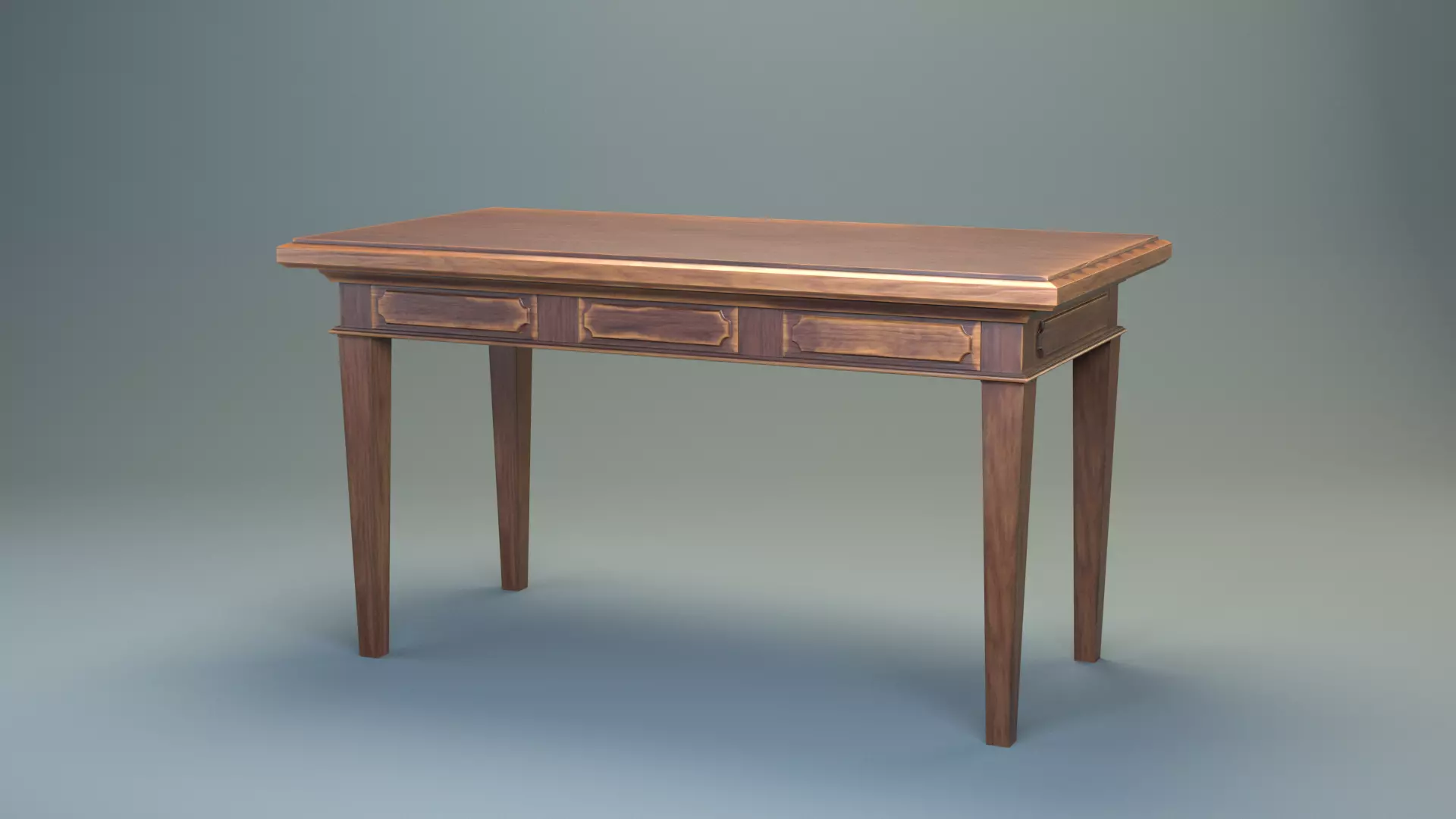 Desk PBR 4K Substance Painter files includes Low-poly 3D model_0