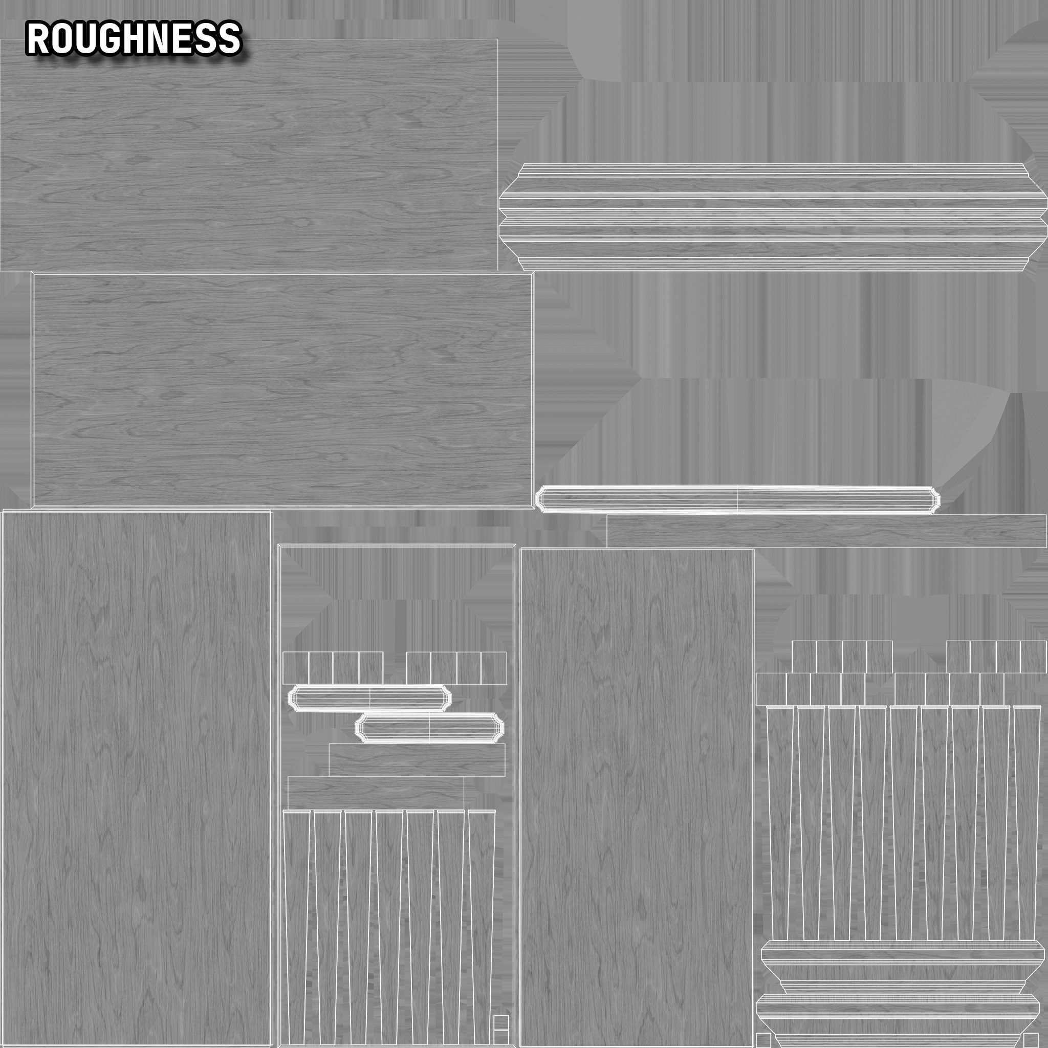 Desk PBR 4K Substance Painter files includes Low-poly 3D model_36