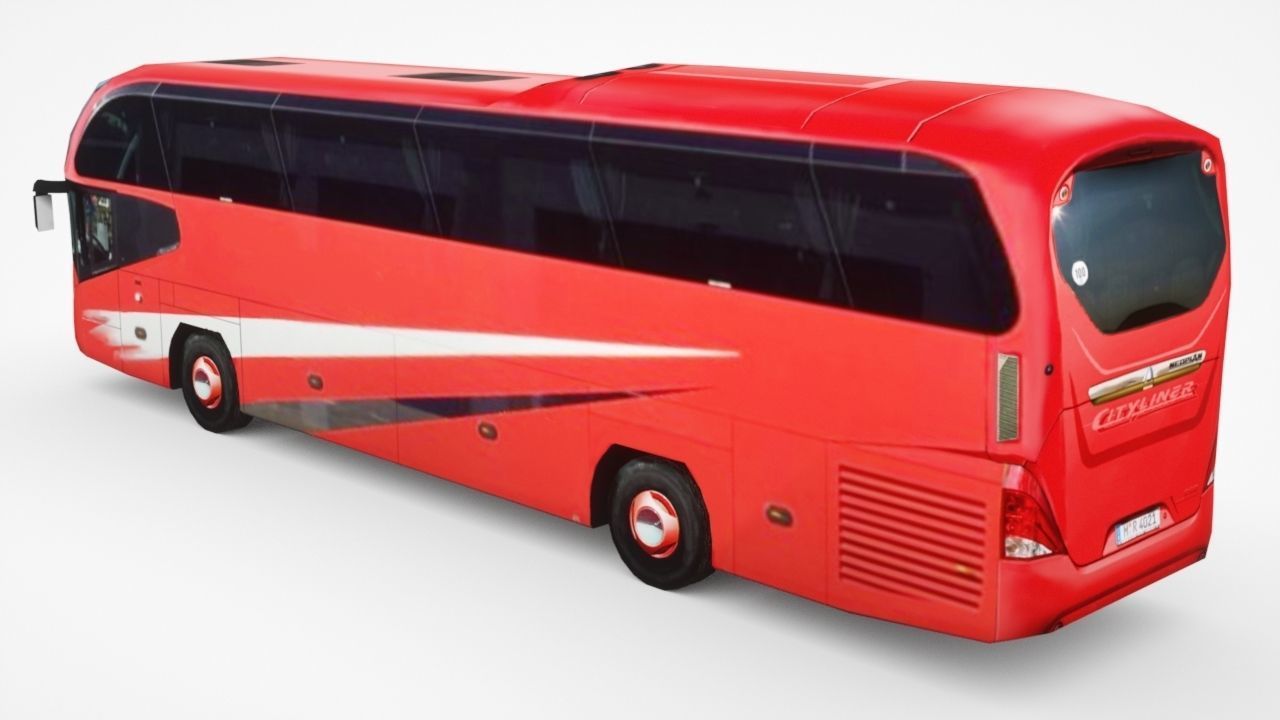 2019 Neoplan Cityliner Low-poly 3D model_1