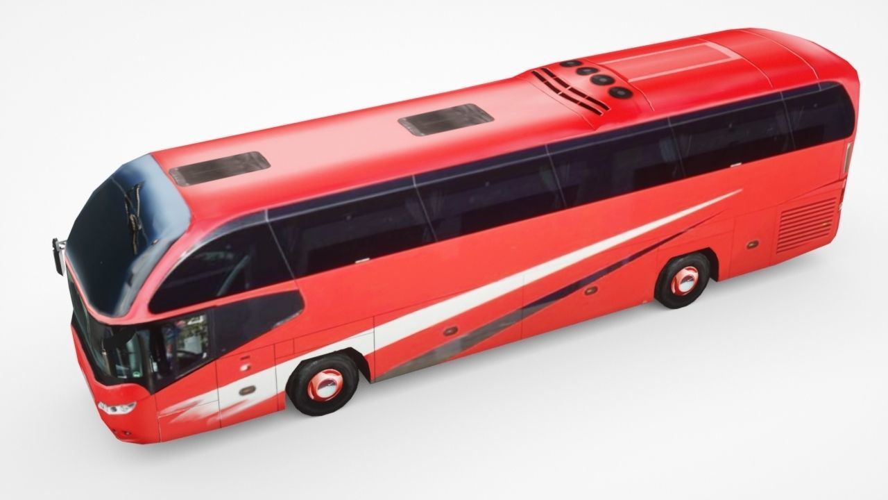 2019 Neoplan Cityliner Low-poly 3D model_2