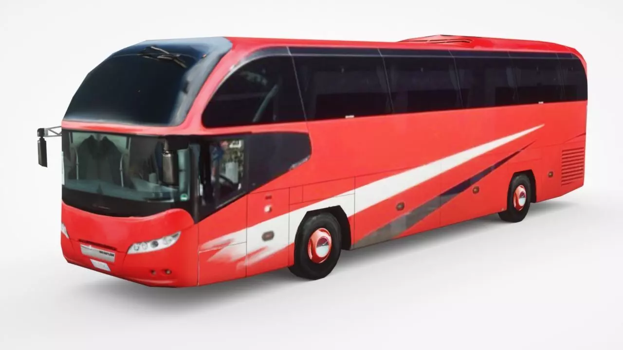 2019 Neoplan Cityliner Low-poly 3D model_0
