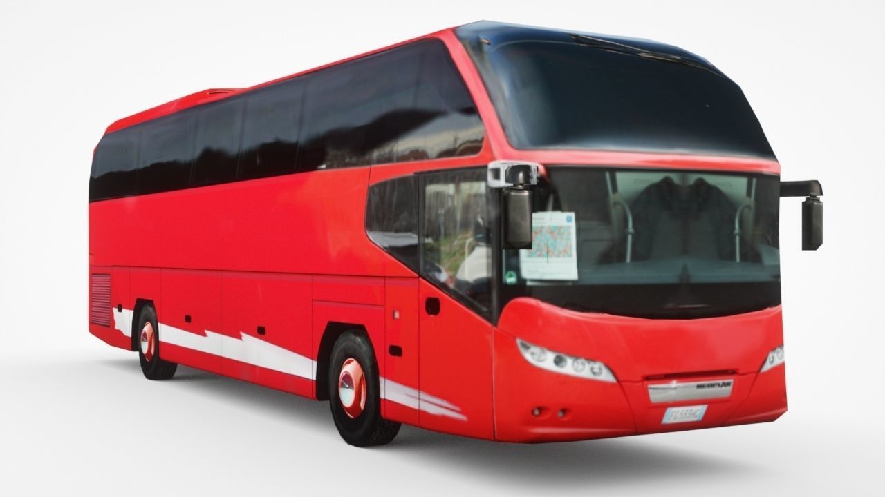 2019 Neoplan Cityliner Low-poly 3D model_5