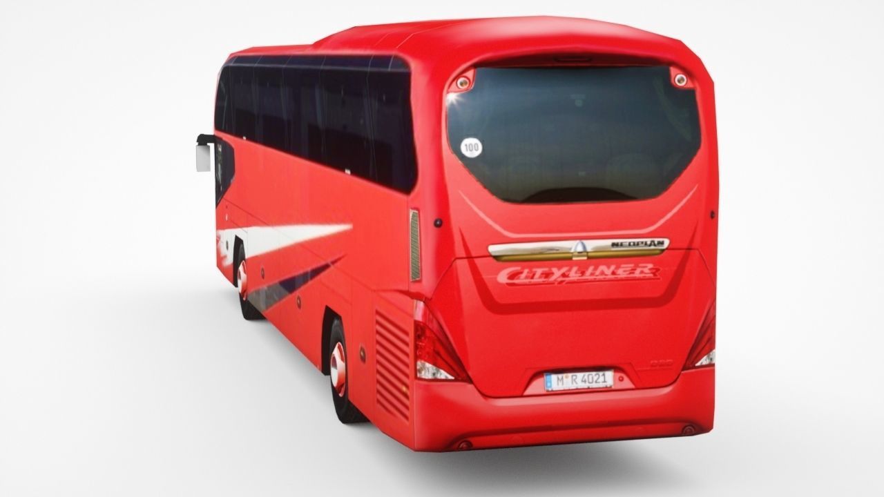 2019 Neoplan Cityliner Low-poly 3D model_4