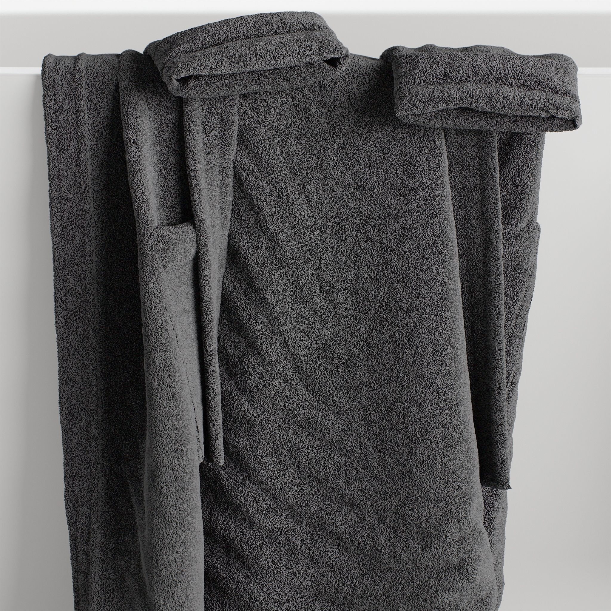 Bathrobe Hanging Set 02 3D model_8