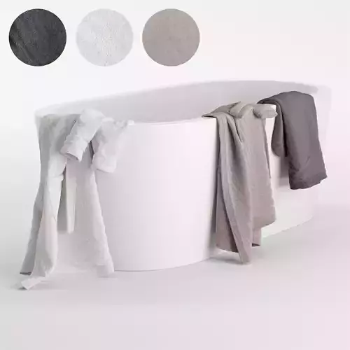 Bathrobe Hanging Set 02