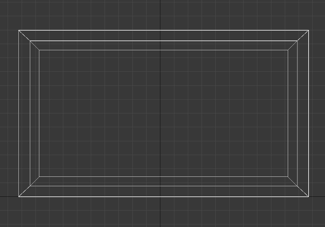 Painting 6 abstract in wooden frame 3D model_11