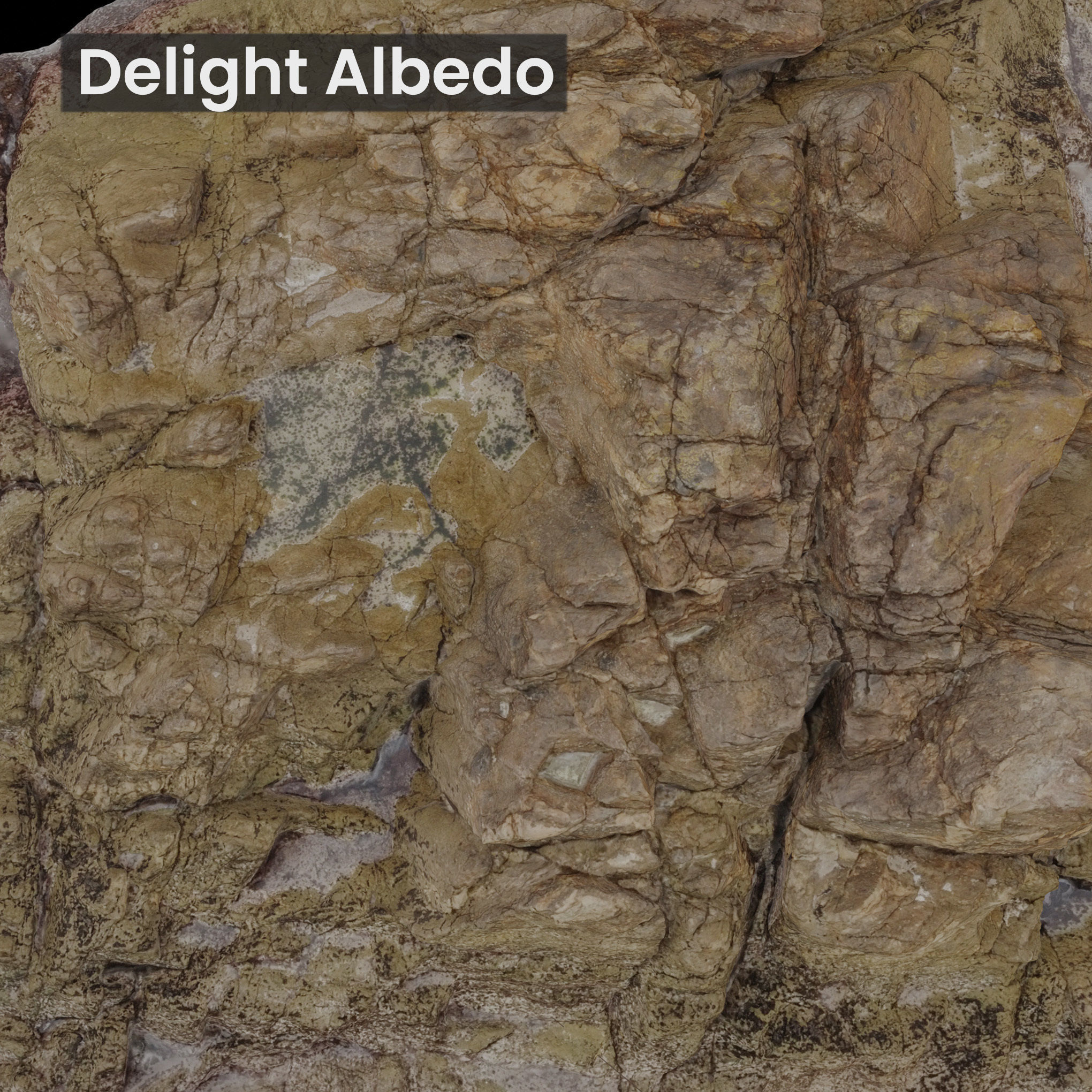 Sea Shore Rocks Low-poly 3D model_13