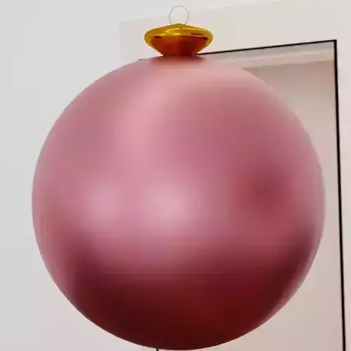 3D Christmas tree ball Decoration Free Free low-poly 3D model