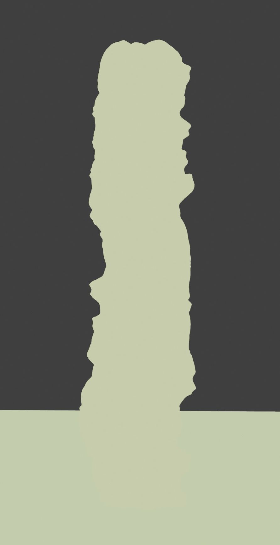 Totem Abstract Sculpture Low-poly 3D model_7