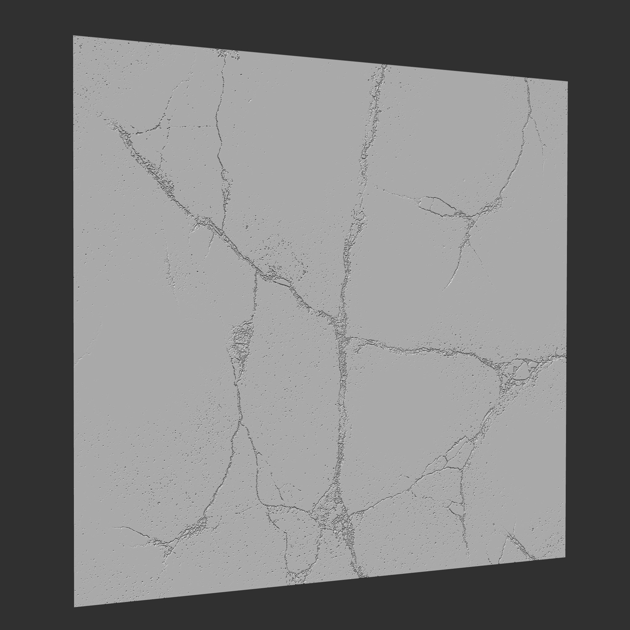 24 Zbrush Crack Noise Low-poly 3D model_19