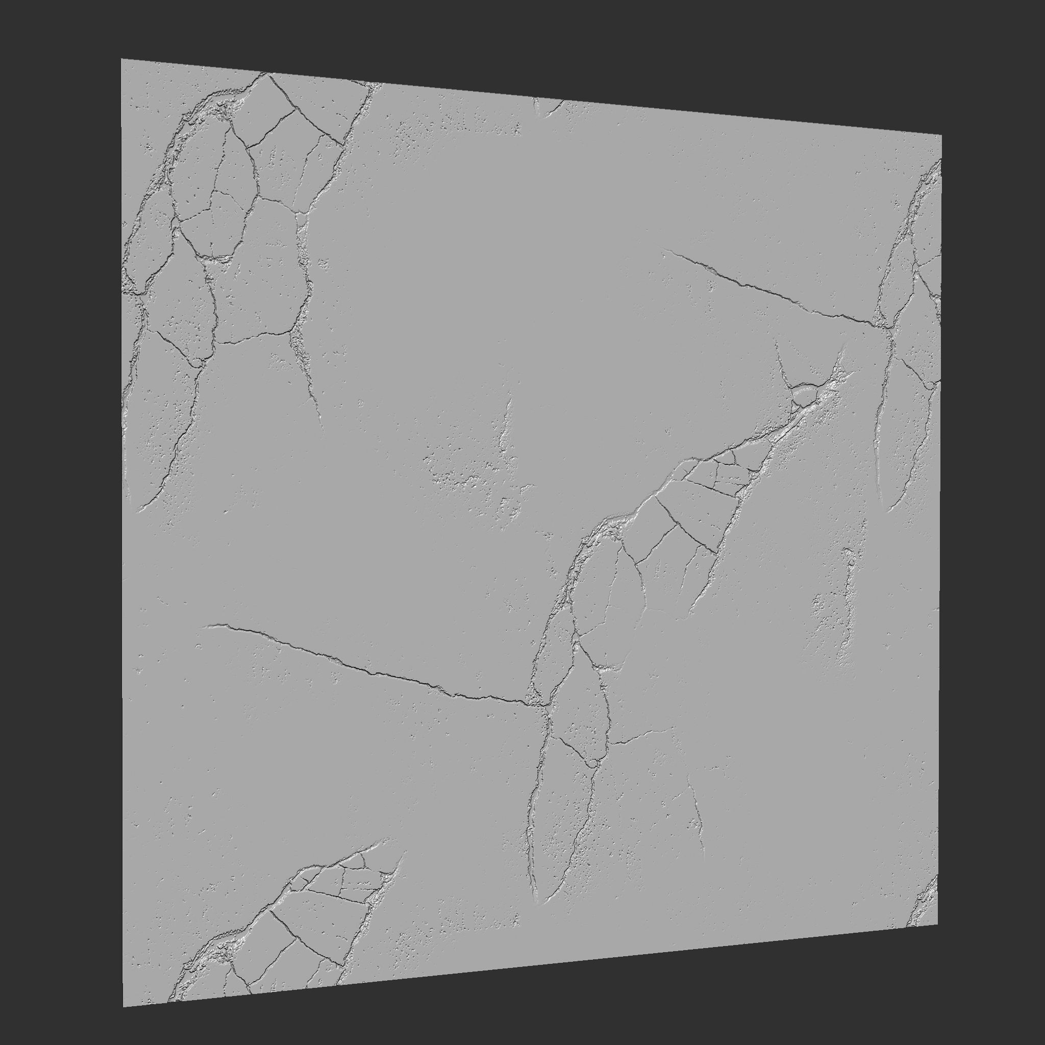 24 Zbrush Crack Noise Low-poly 3D model_7