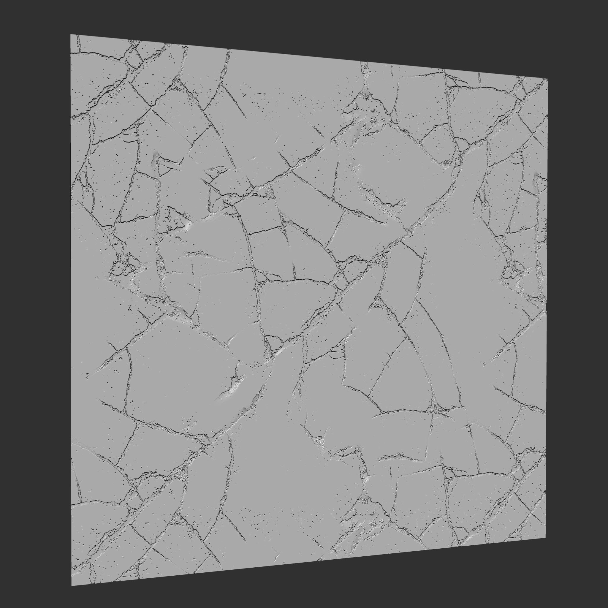 24 Zbrush Crack Noise Low-poly 3D model_21