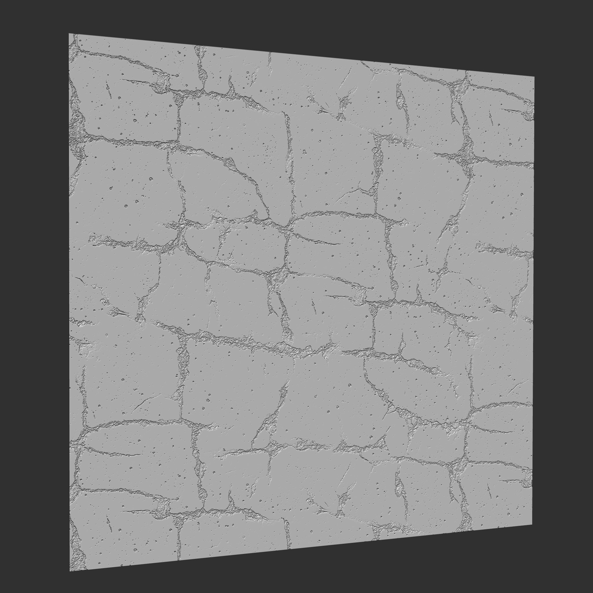 24 Zbrush Crack Noise Low-poly 3D model_26