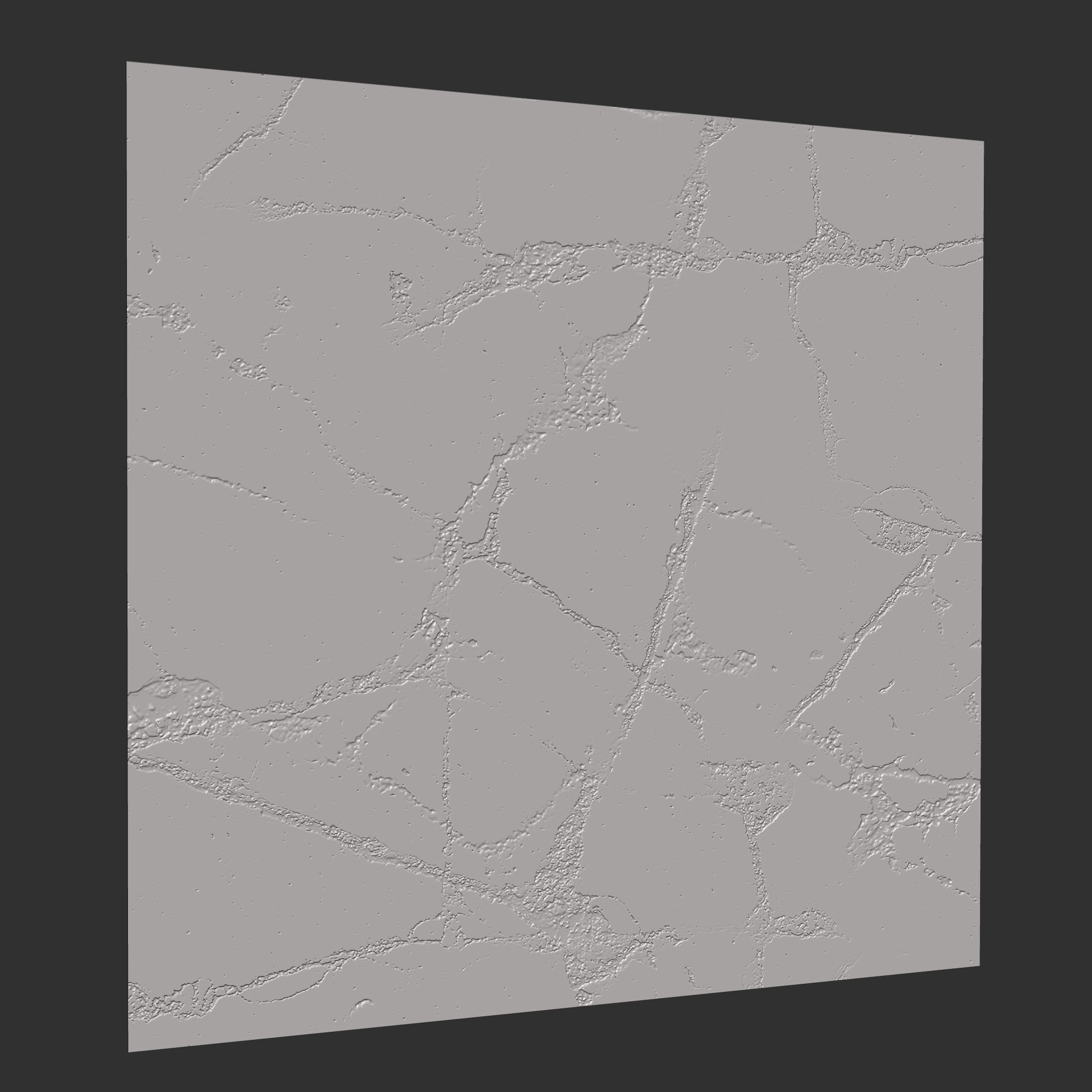 24 Zbrush Crack Noise Low-poly 3D model_8