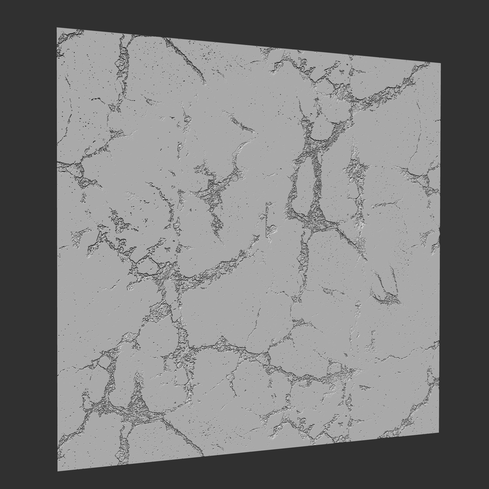 24 Zbrush Crack Noise Low-poly 3D model_22