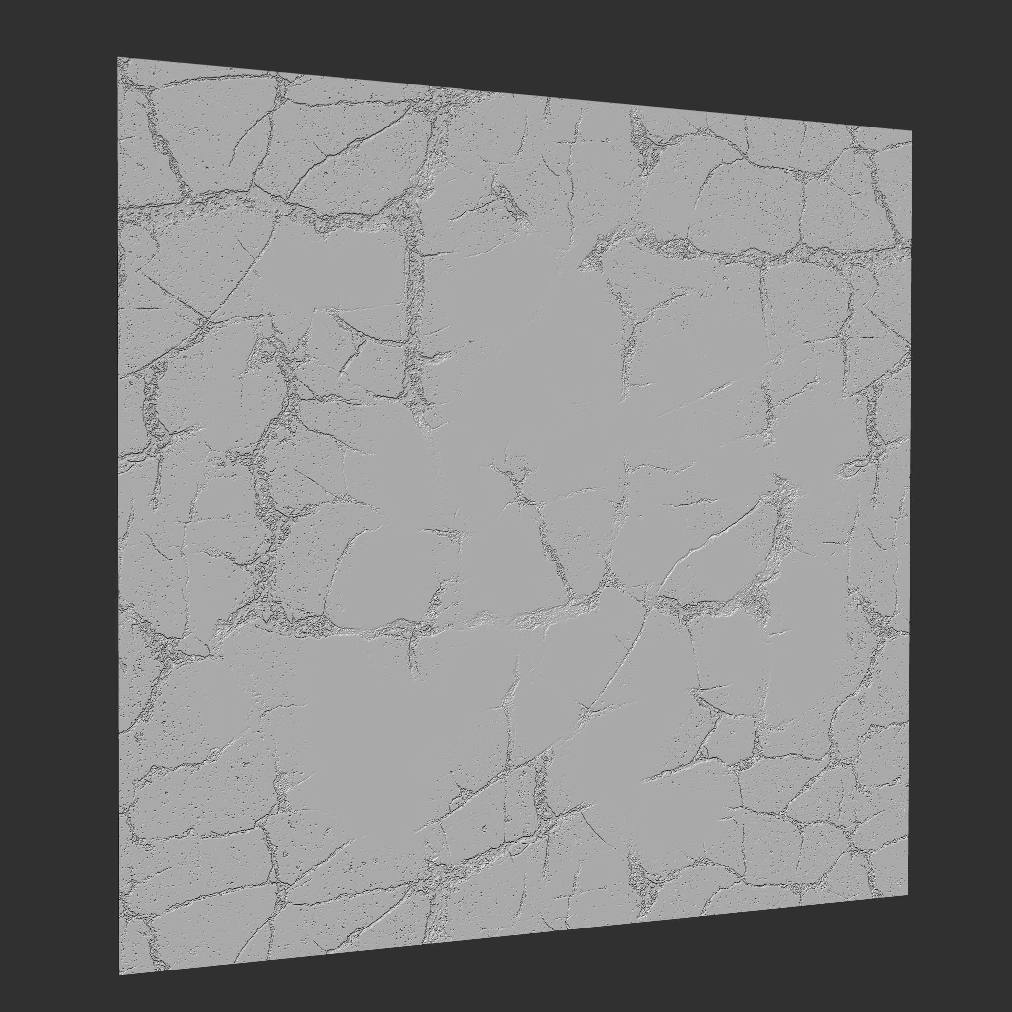 24 Zbrush Crack Noise Low-poly 3D model_27
