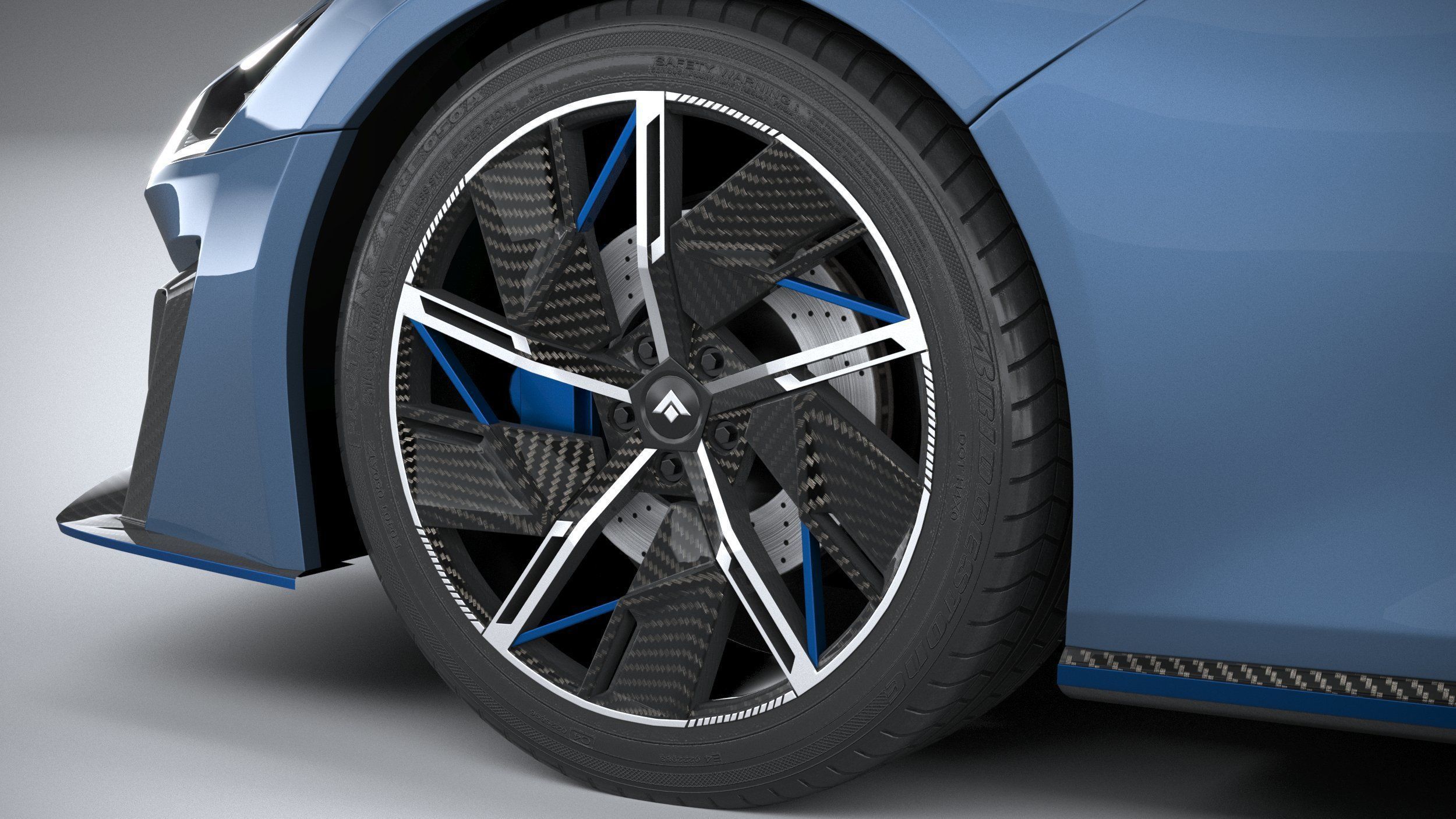 GAC AION Hyper SSR 2024 3D model_16