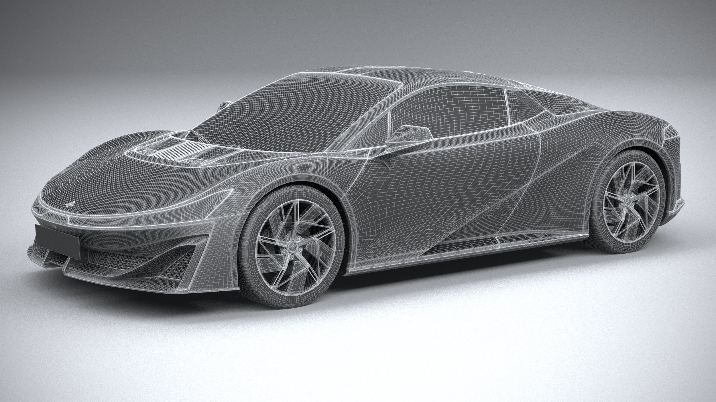 GAC AION Hyper SSR 2024 3D model_26